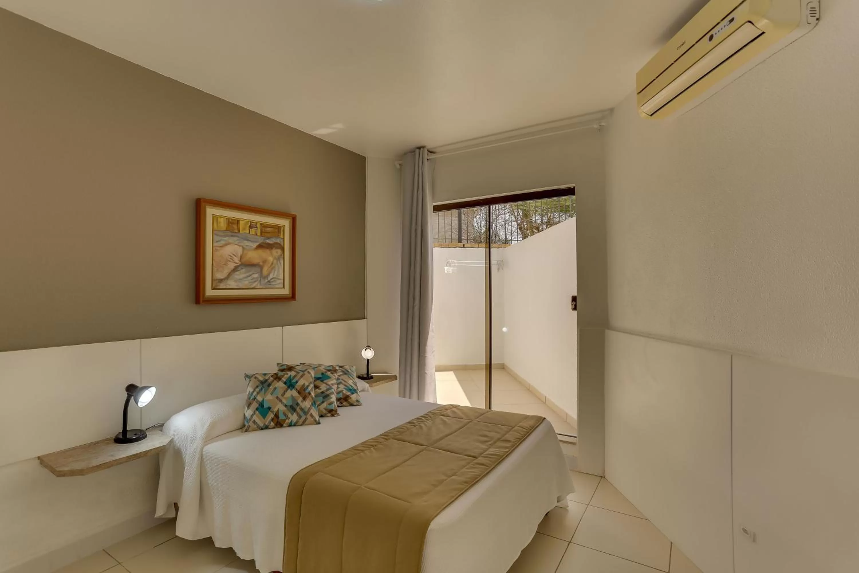 Bed in Pousada Saint Paul