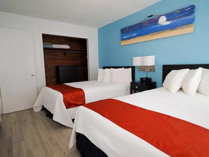 Bed in The Sands of Treasure Island