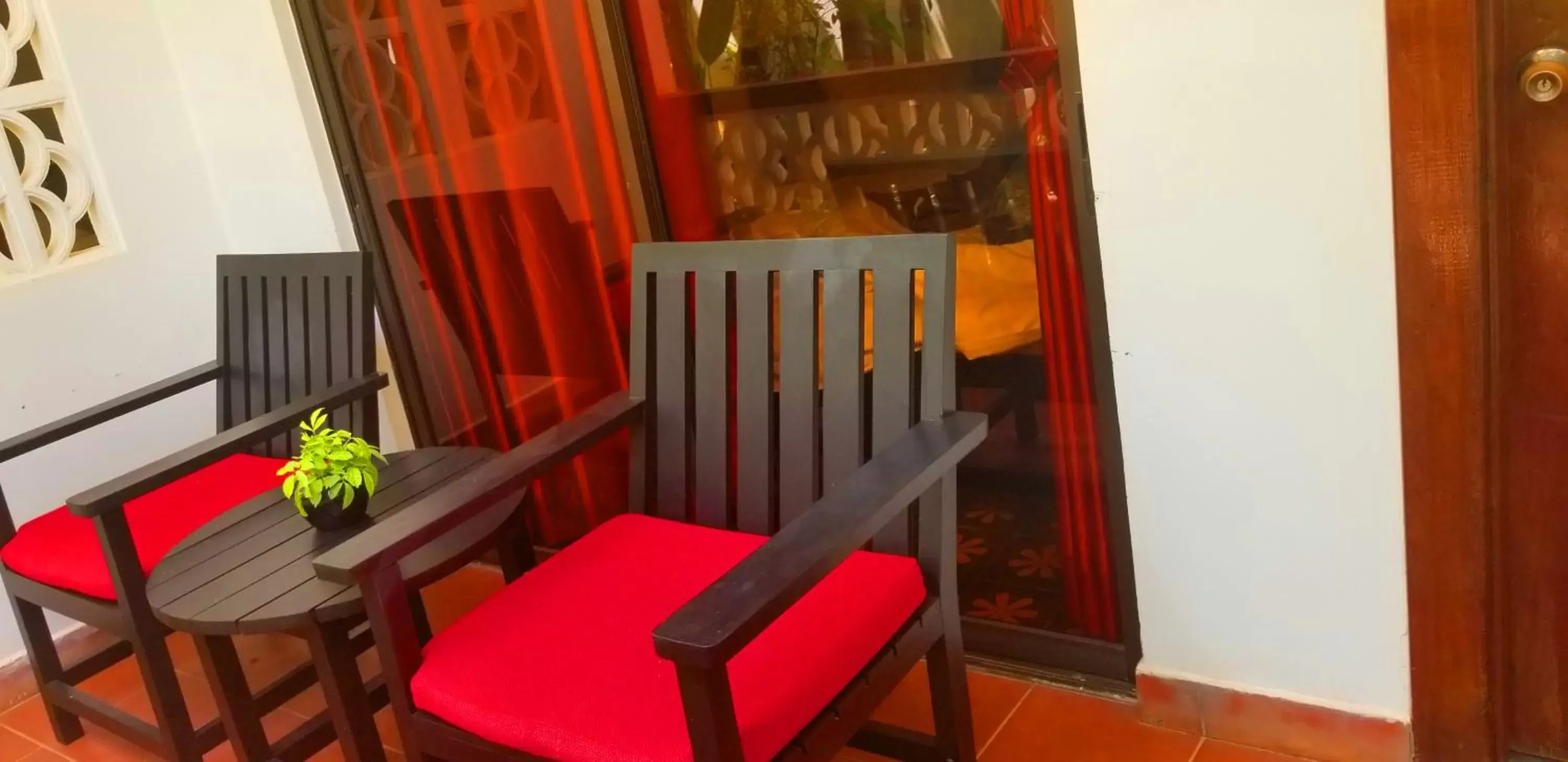 Balcony/Terrace in La Niche D'angkor Boutique Hotel