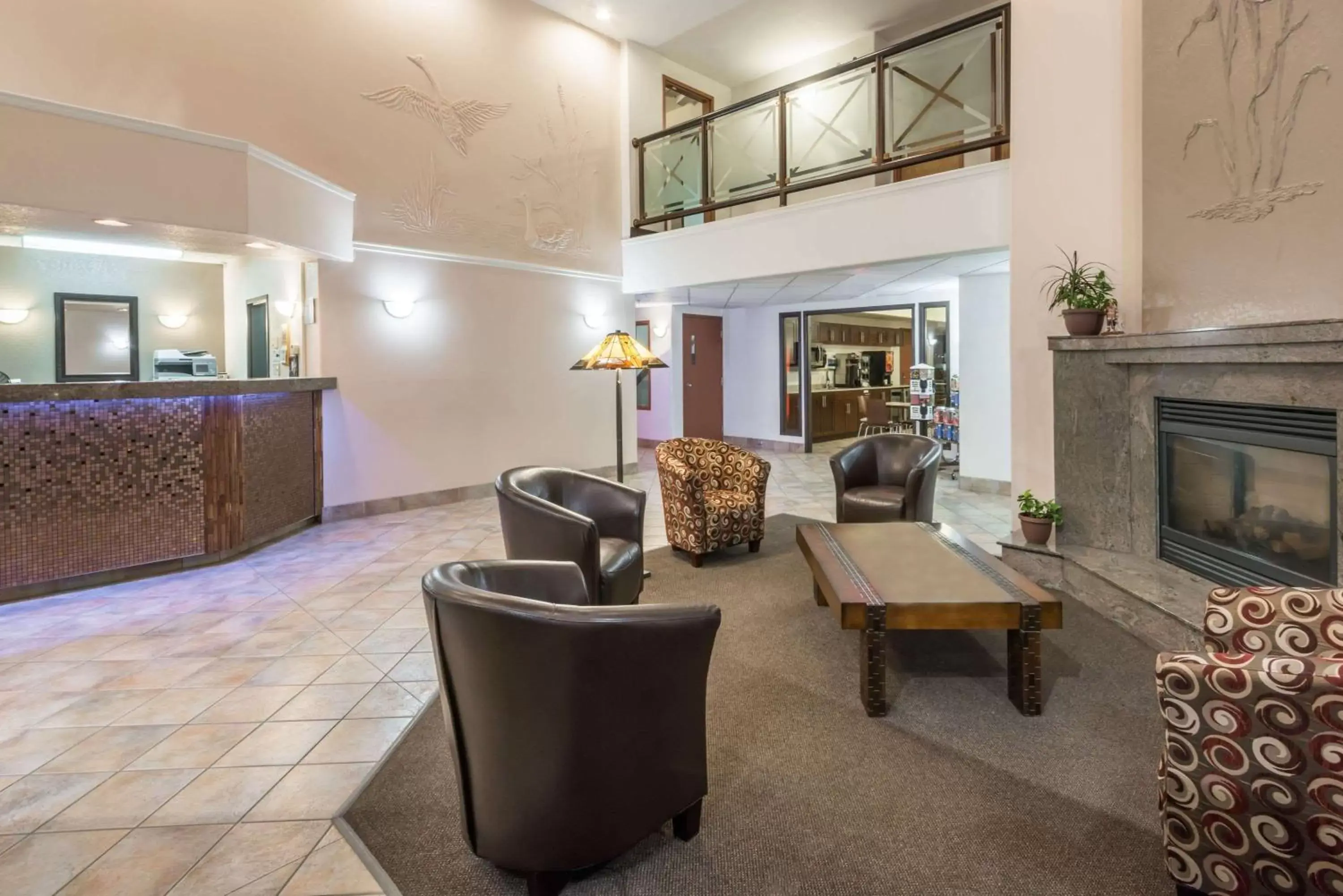 Lobby or reception in Super 8 by Wyndham Vermilion AB Lobby or reception in Super 8 by Wyndham Vermilion AB