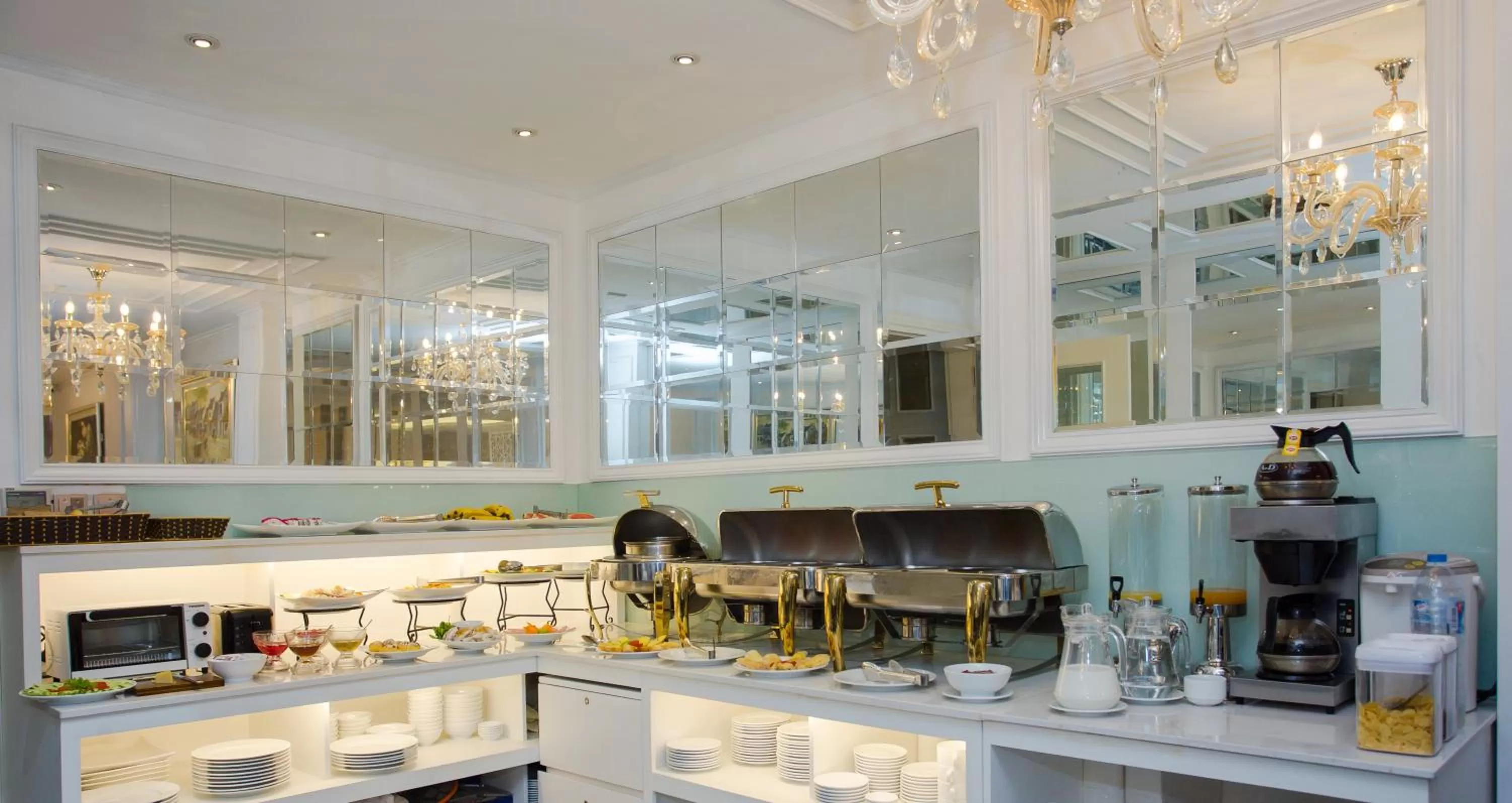 Buffet breakfast in Luxury Old Quarter Hotel & Gym