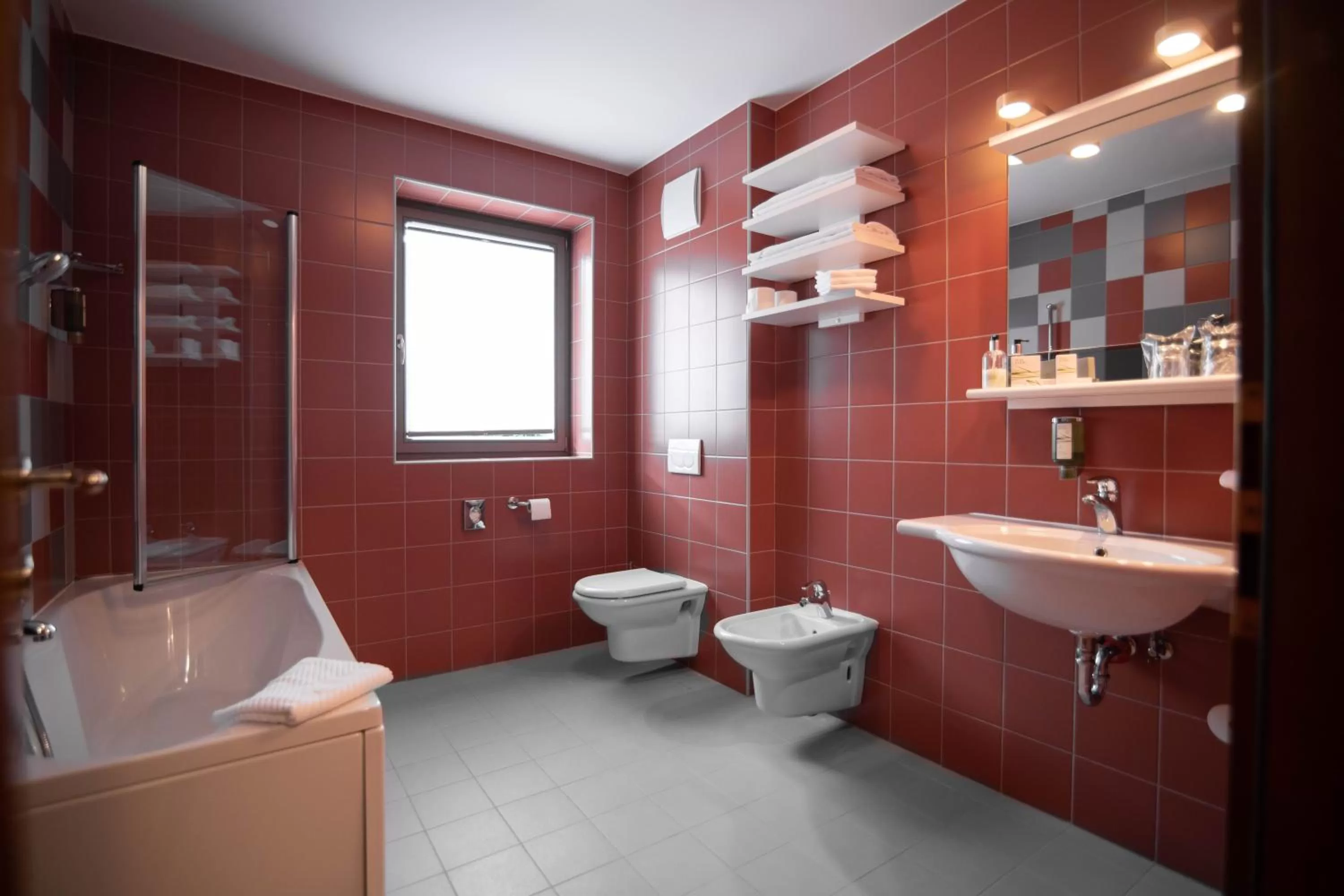 Toilet in Hotel Dvor Jezersek Brnik