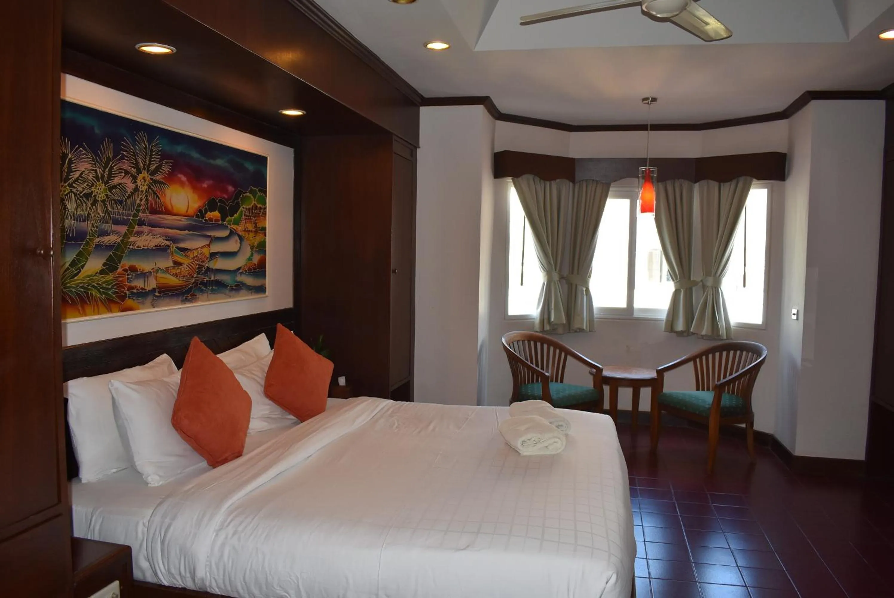 Bedroom, Bed in Karon Cafe Inn