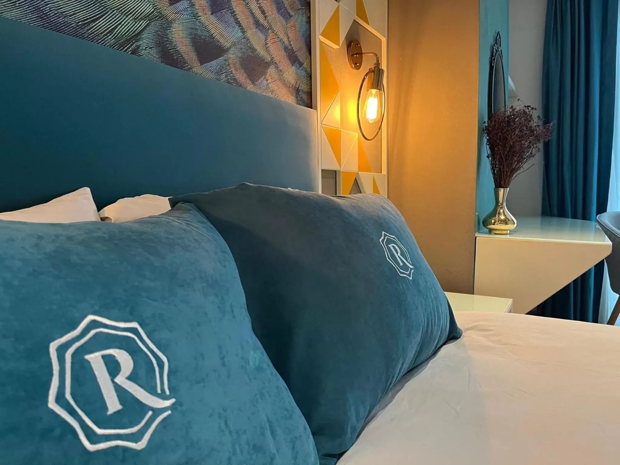 Bed in Royal Galata Hotel