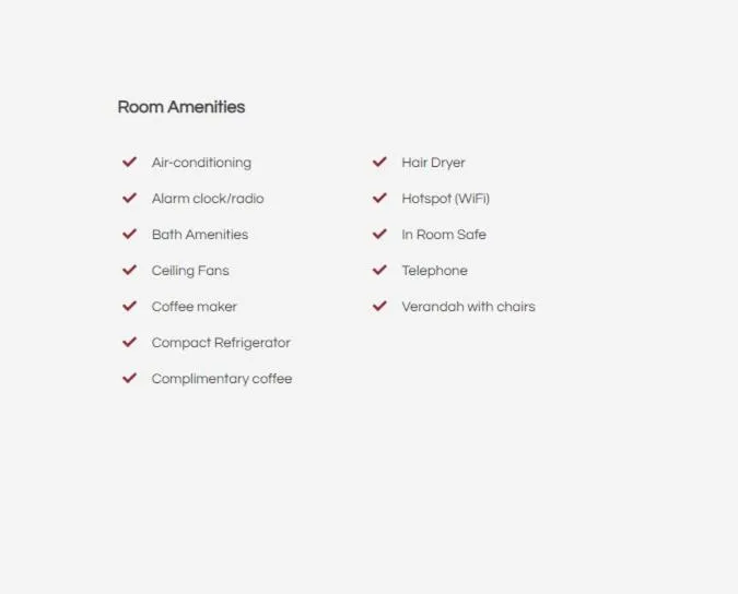 Jungle Standard King in Ramon's Village Resort