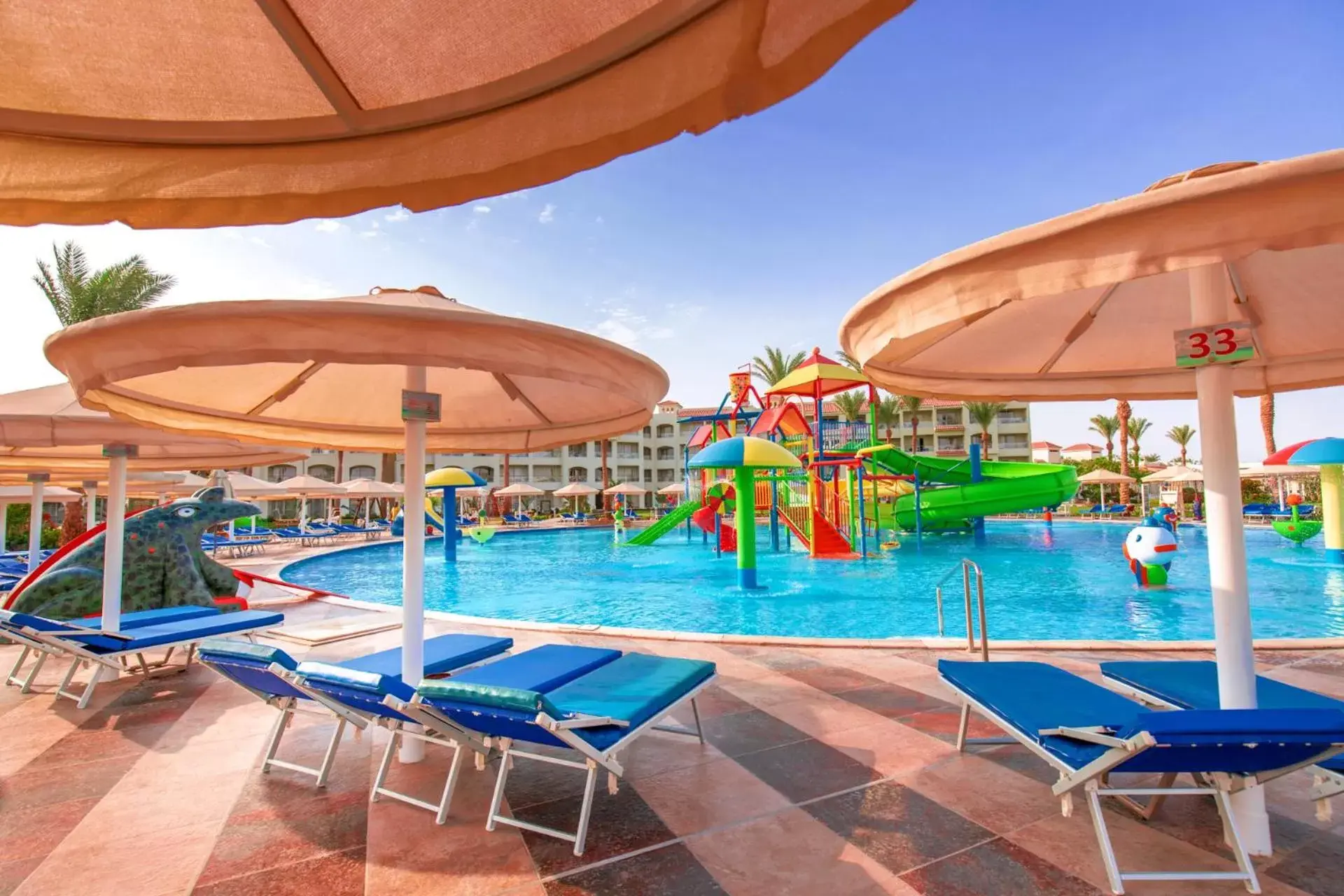 Aqua park, Swimming Pool in Pickalbatros Dana Beach Resort - Hurghada