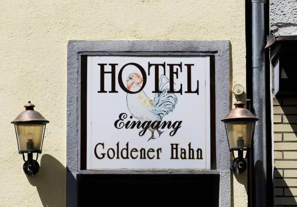 Facade/entrance, Property Logo/Sign in Hotel Goldener Hahn