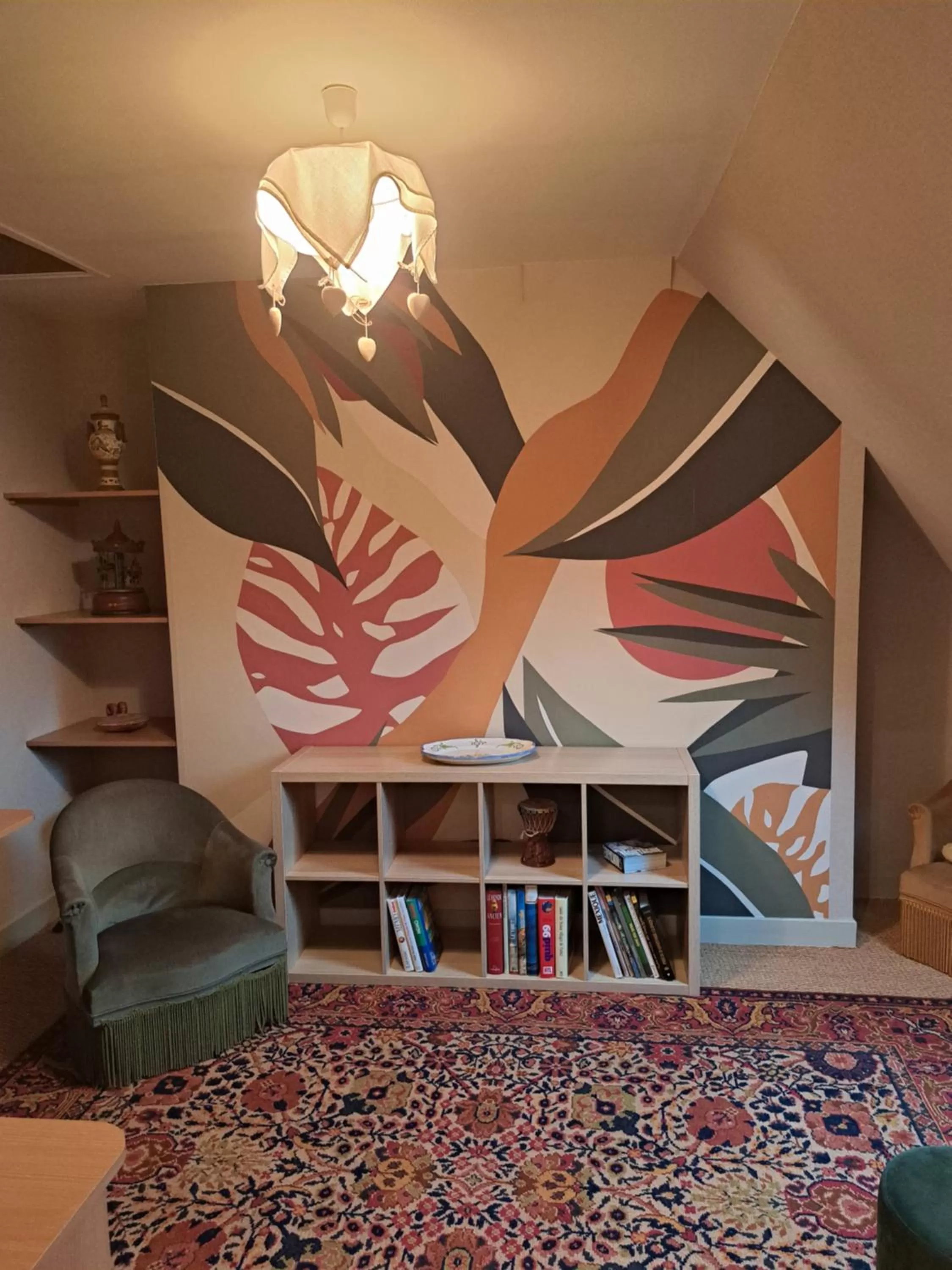 Living room in UN AIR MOULINOIS