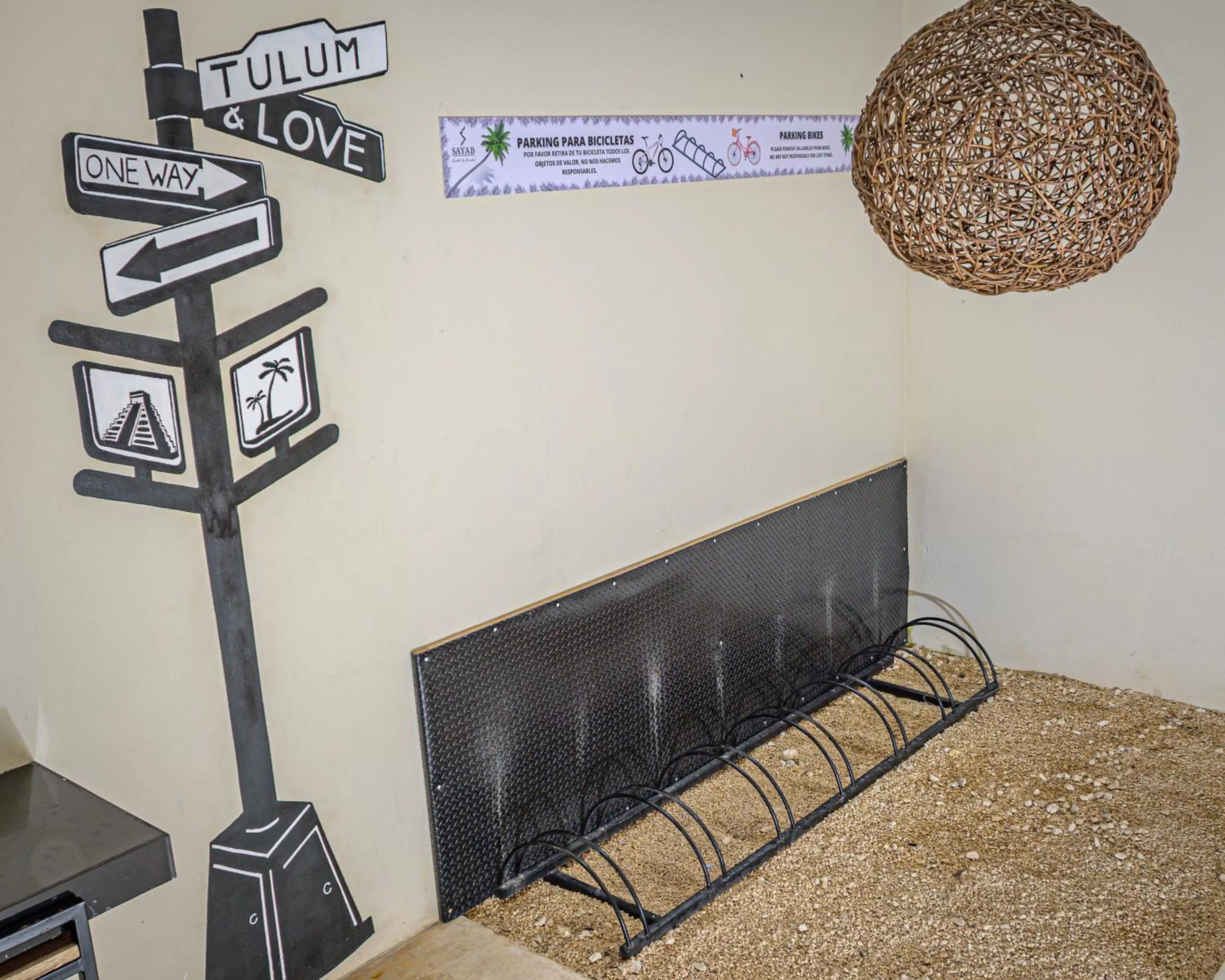 Parking, Bed in Moonshine Tulum Hotel & Hostel