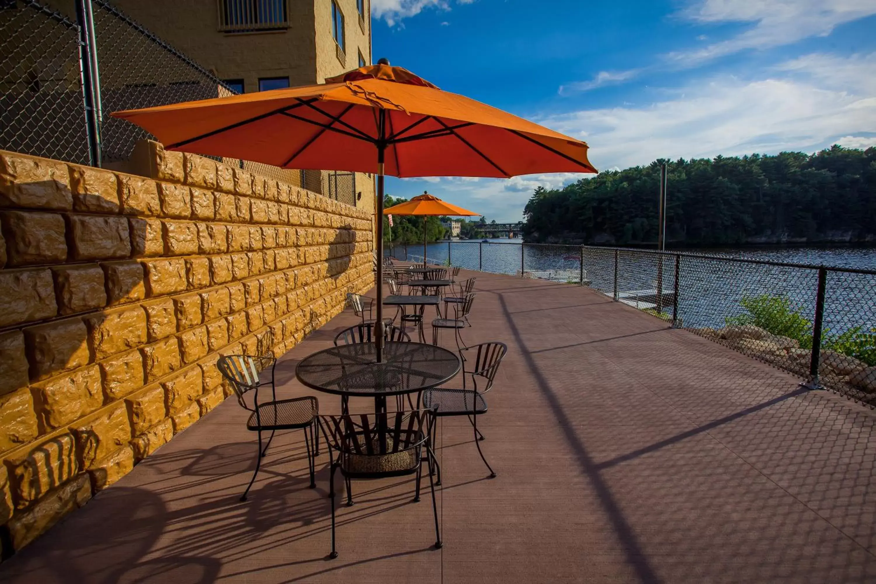 Patio in The VUE Boutique Hotel & Boathouse