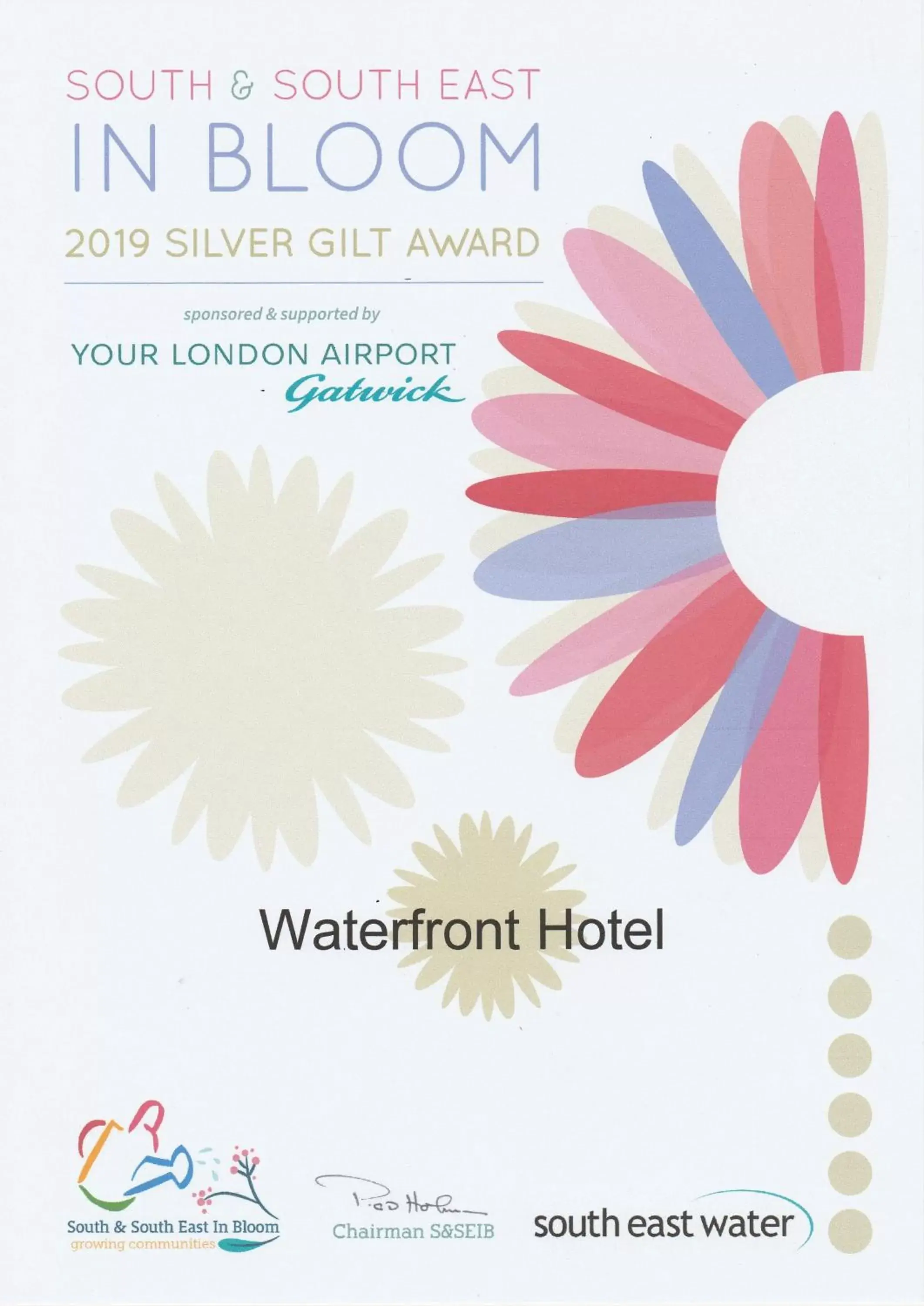 Certificate/Award in Waterfront Hotel