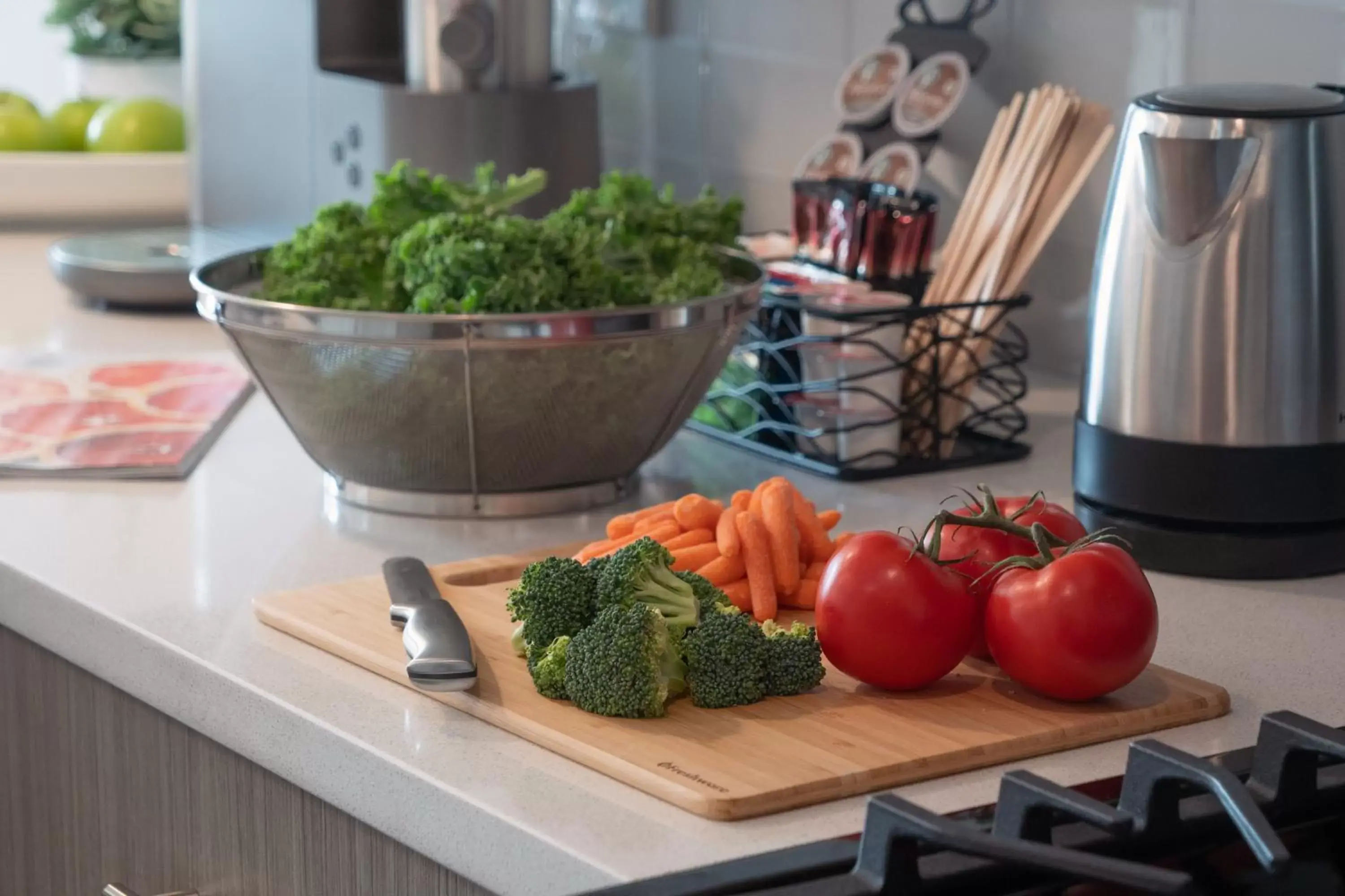 Decorative detail, Food in Luxury Furnished Apartments by Hyatus Downtown at Yale