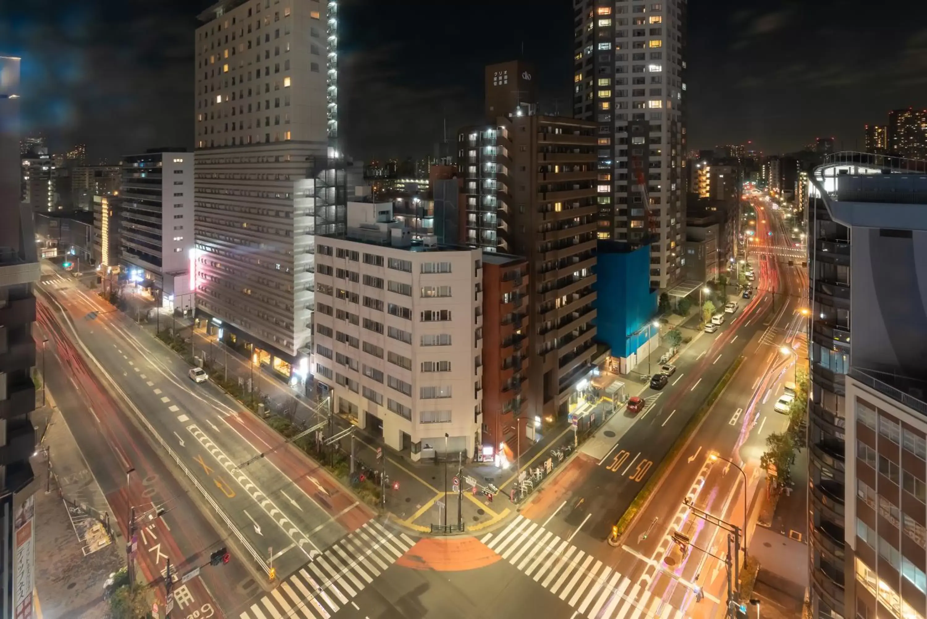 Neighbourhood, Bird's-eye View in E Hotel Higashi Shinjuku