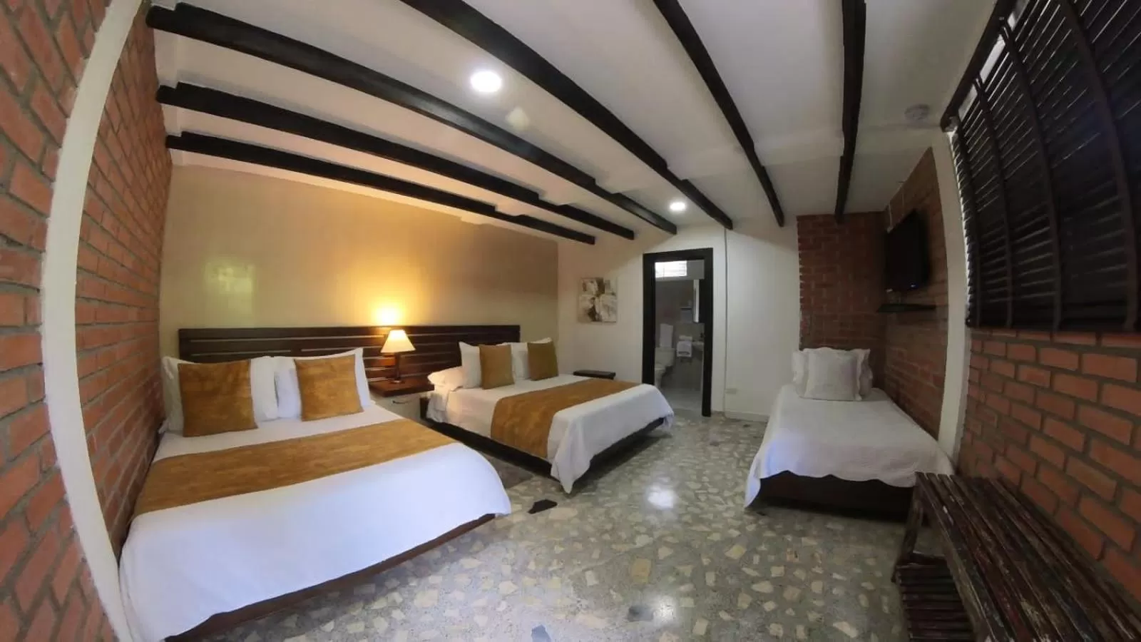 Bed in Hotel Vísperas