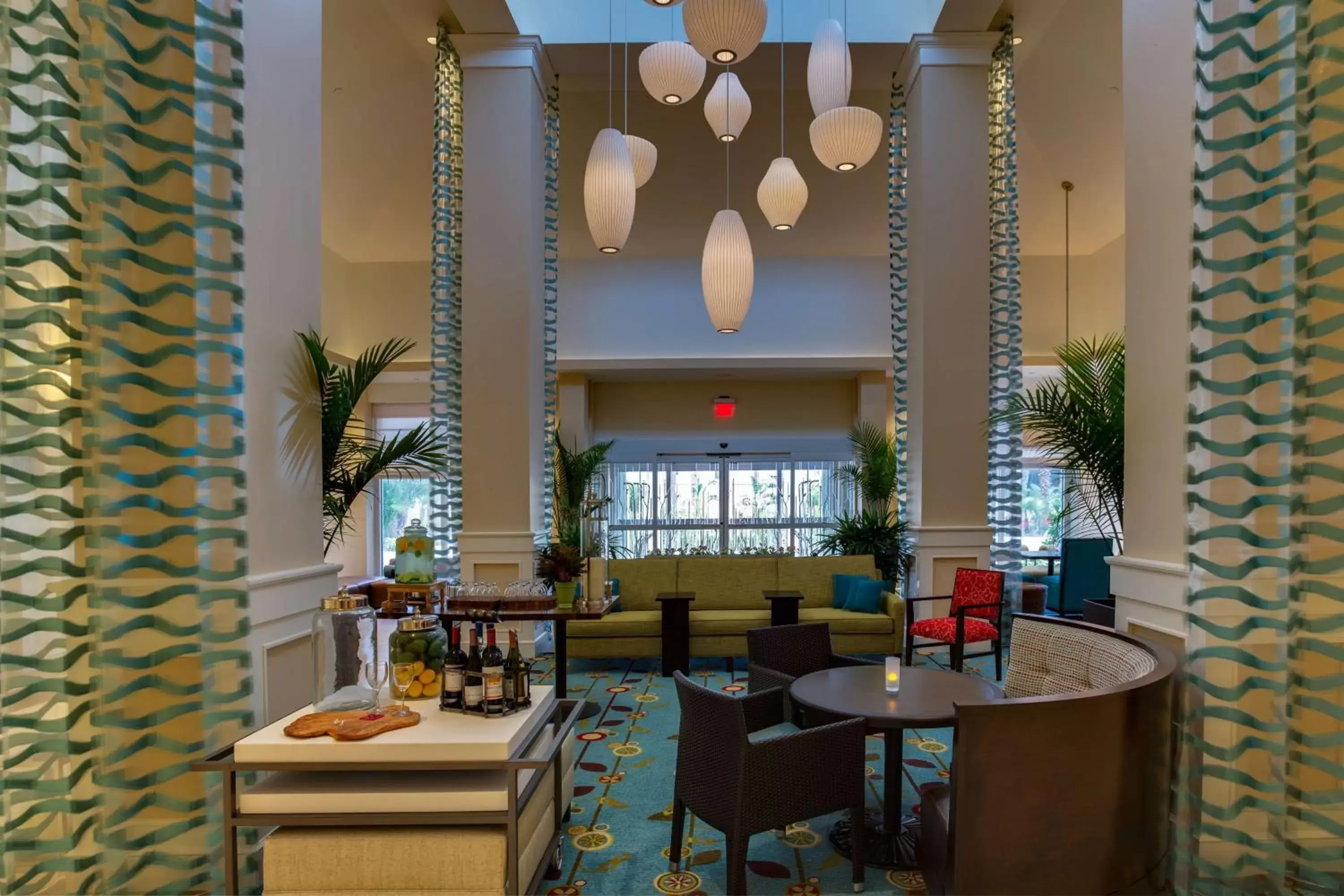Lobby or reception in Hilton Garden Inn Daytona Beach Oceanfront