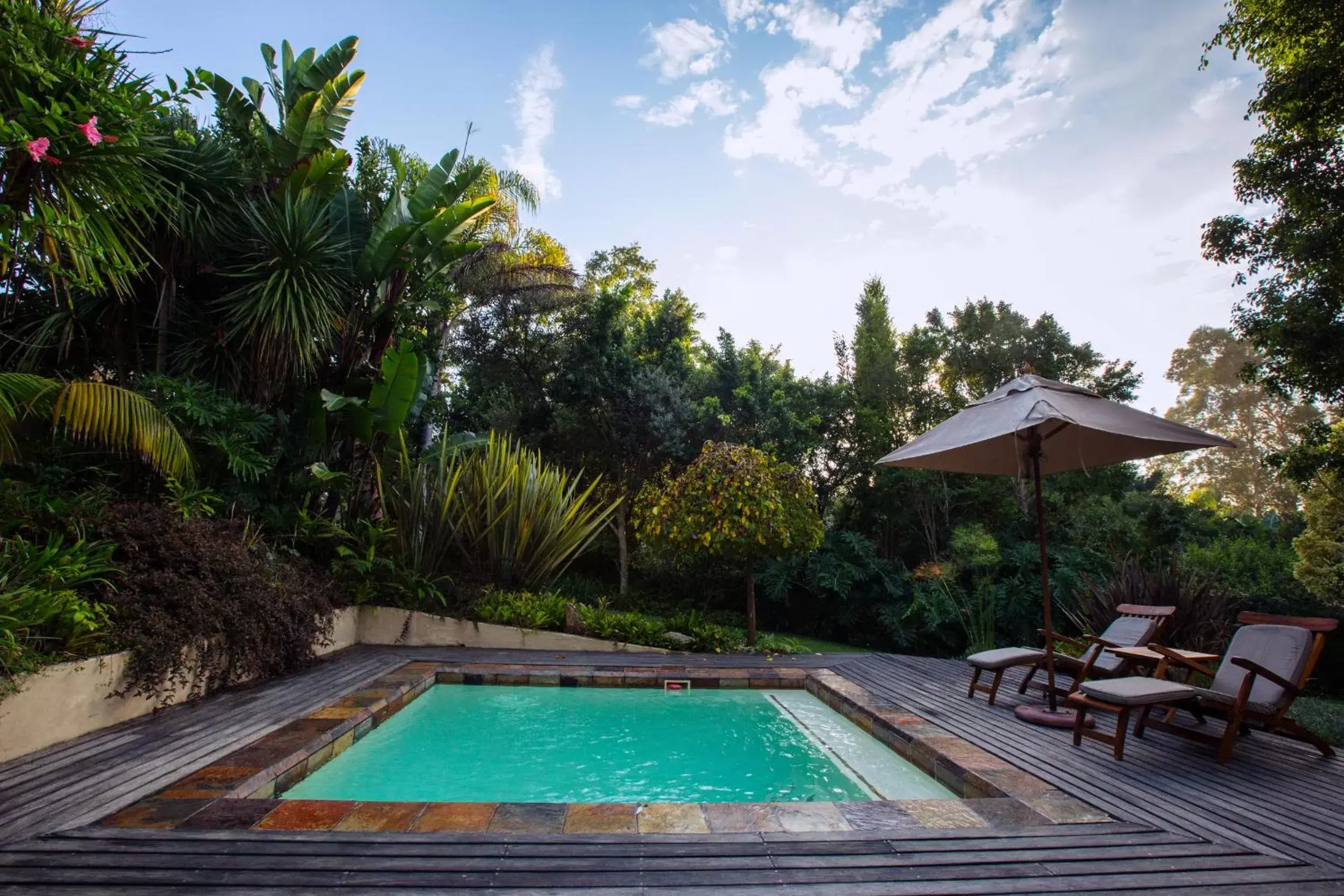 Patio, Swimming Pool in Hunter's Country House