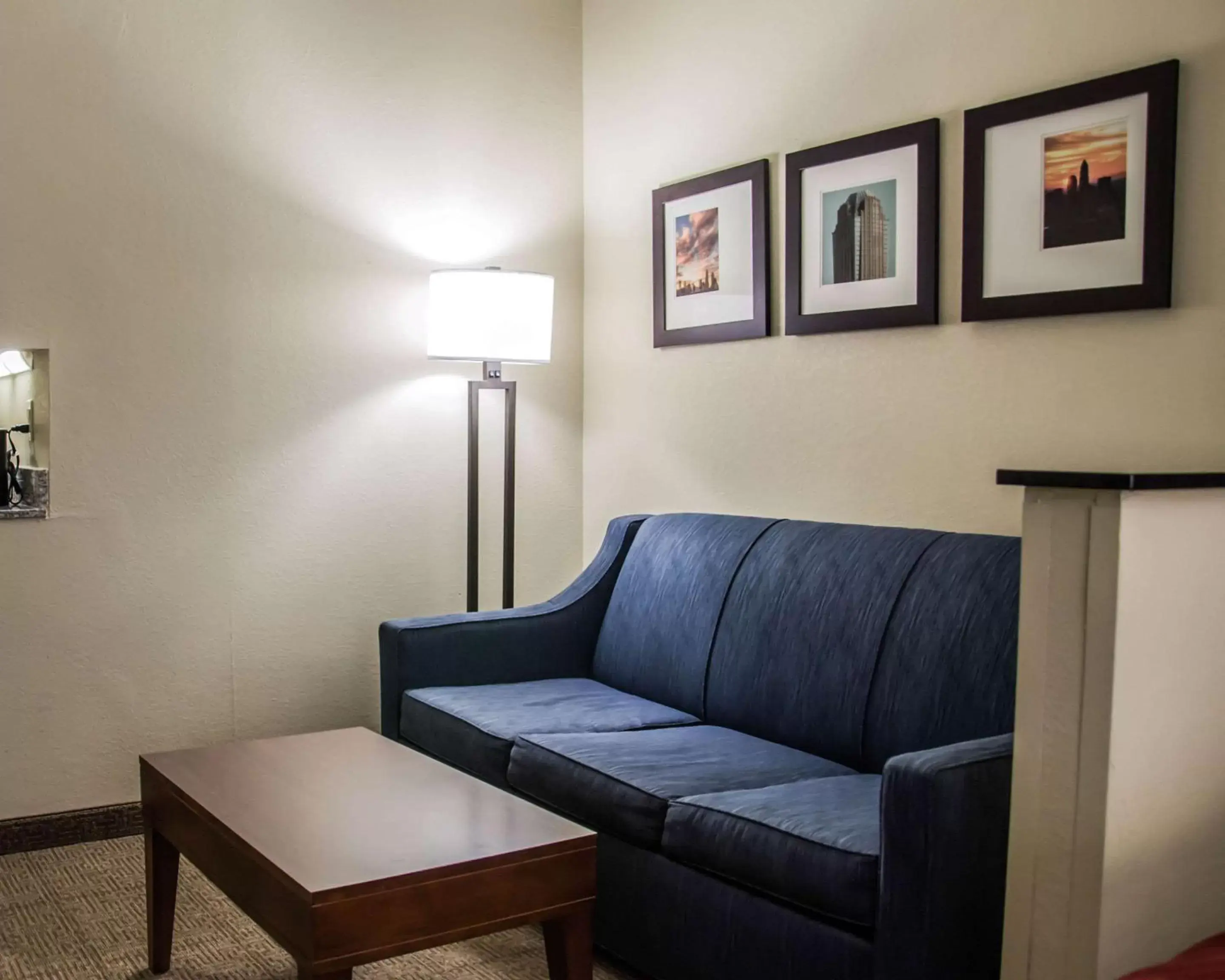 Photo of the whole room, Seating Area in Comfort Suites Research Park - University