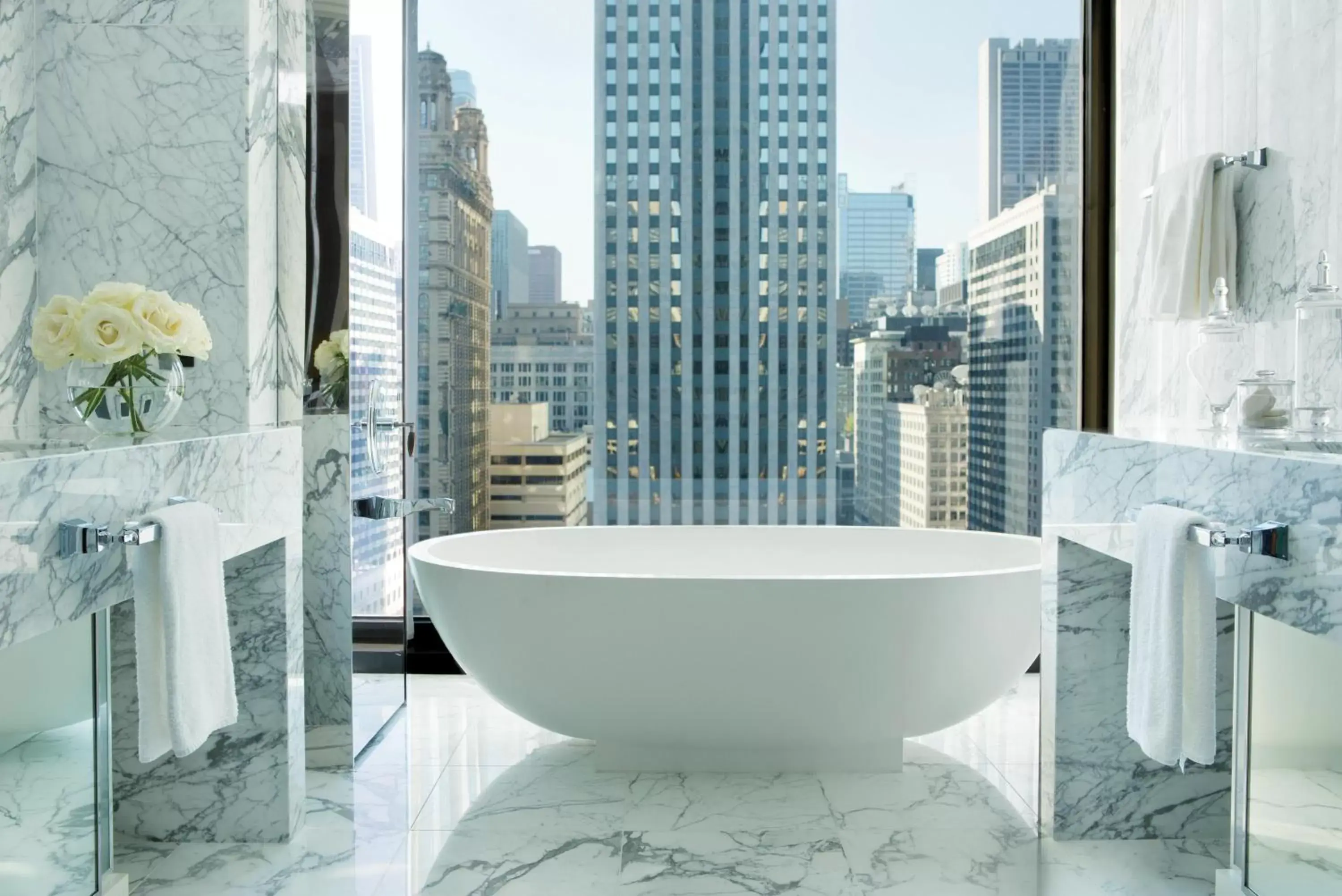 Bathroom in The Langham Chicago