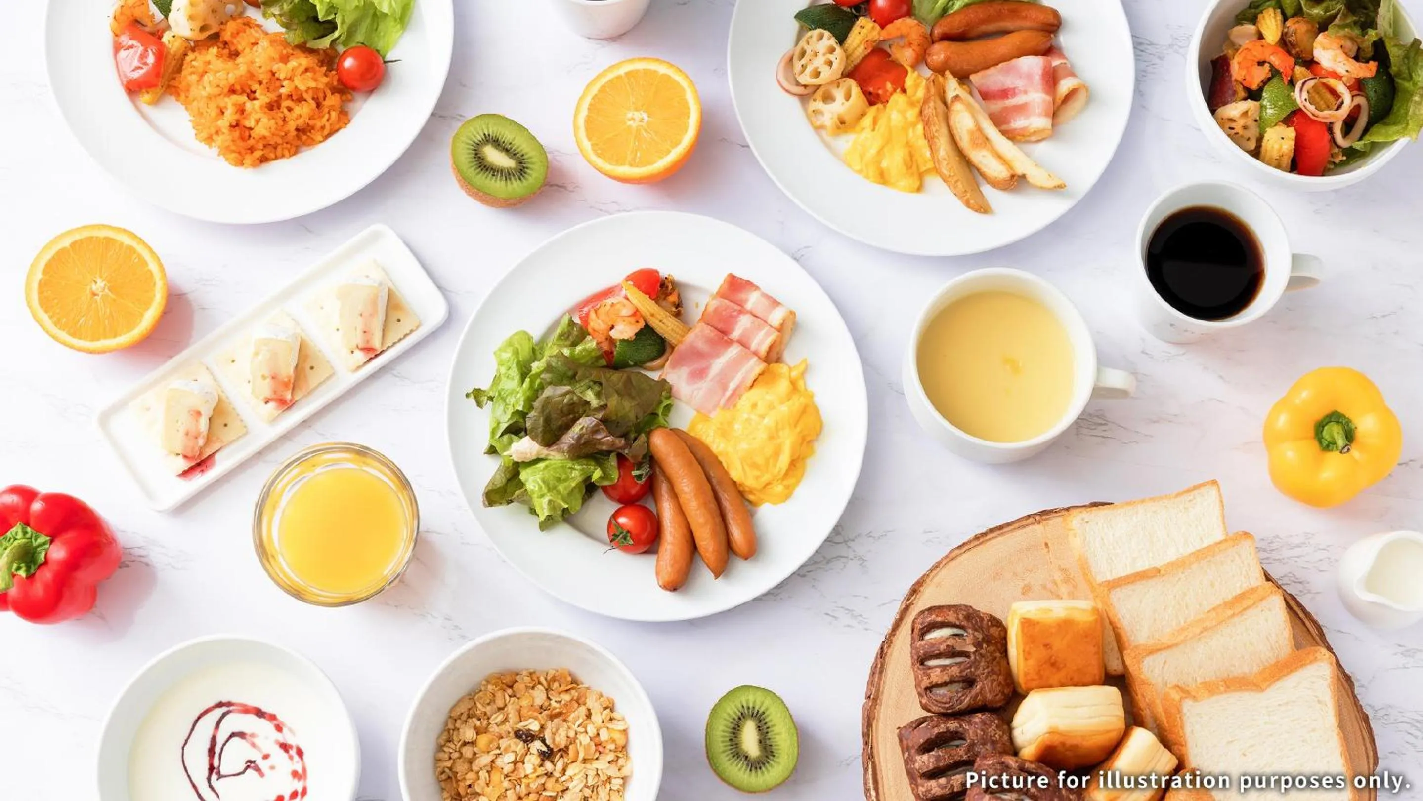 Breakfast in the b akasaka