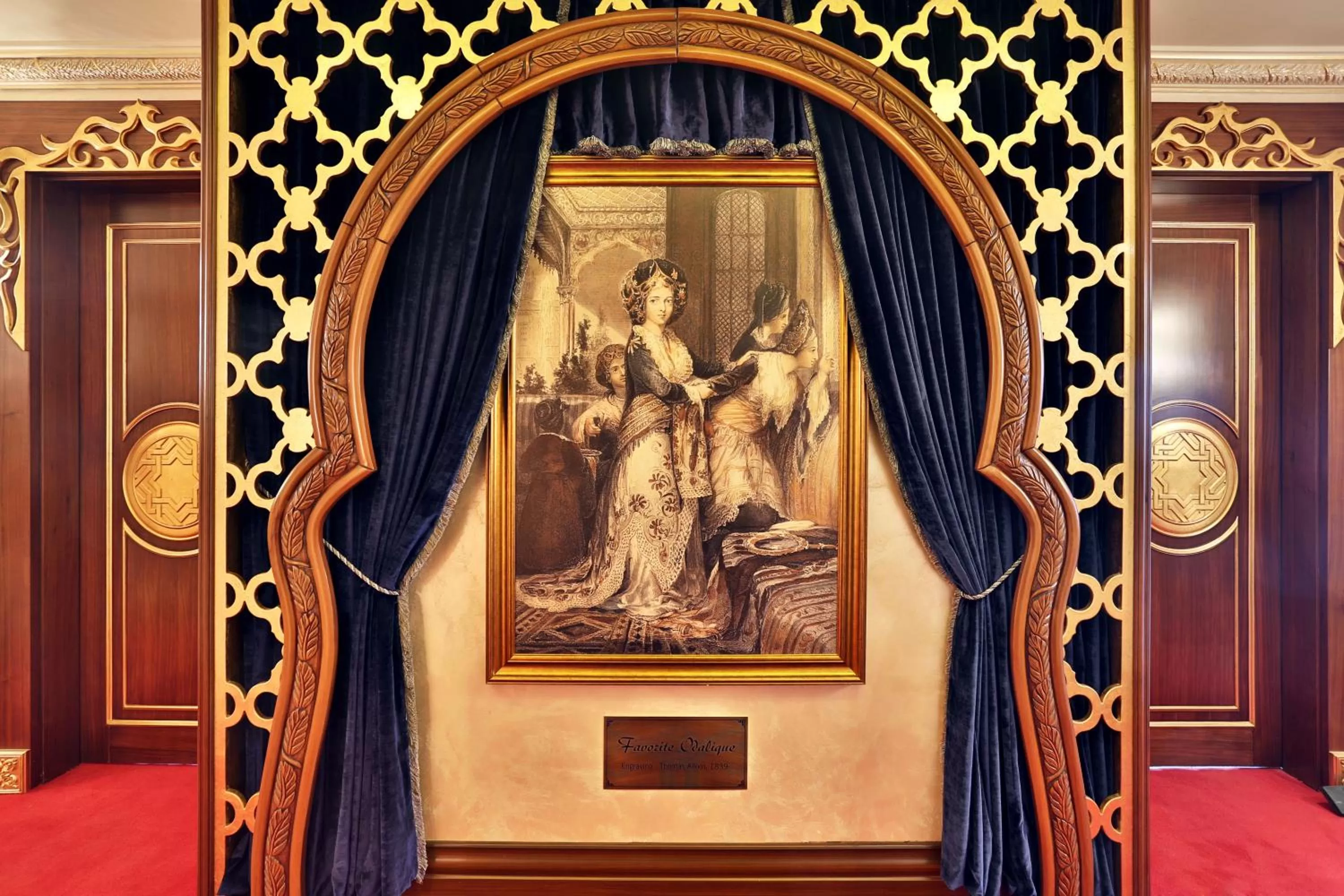 Decorative detail in Daru Sultan Hotels Galata