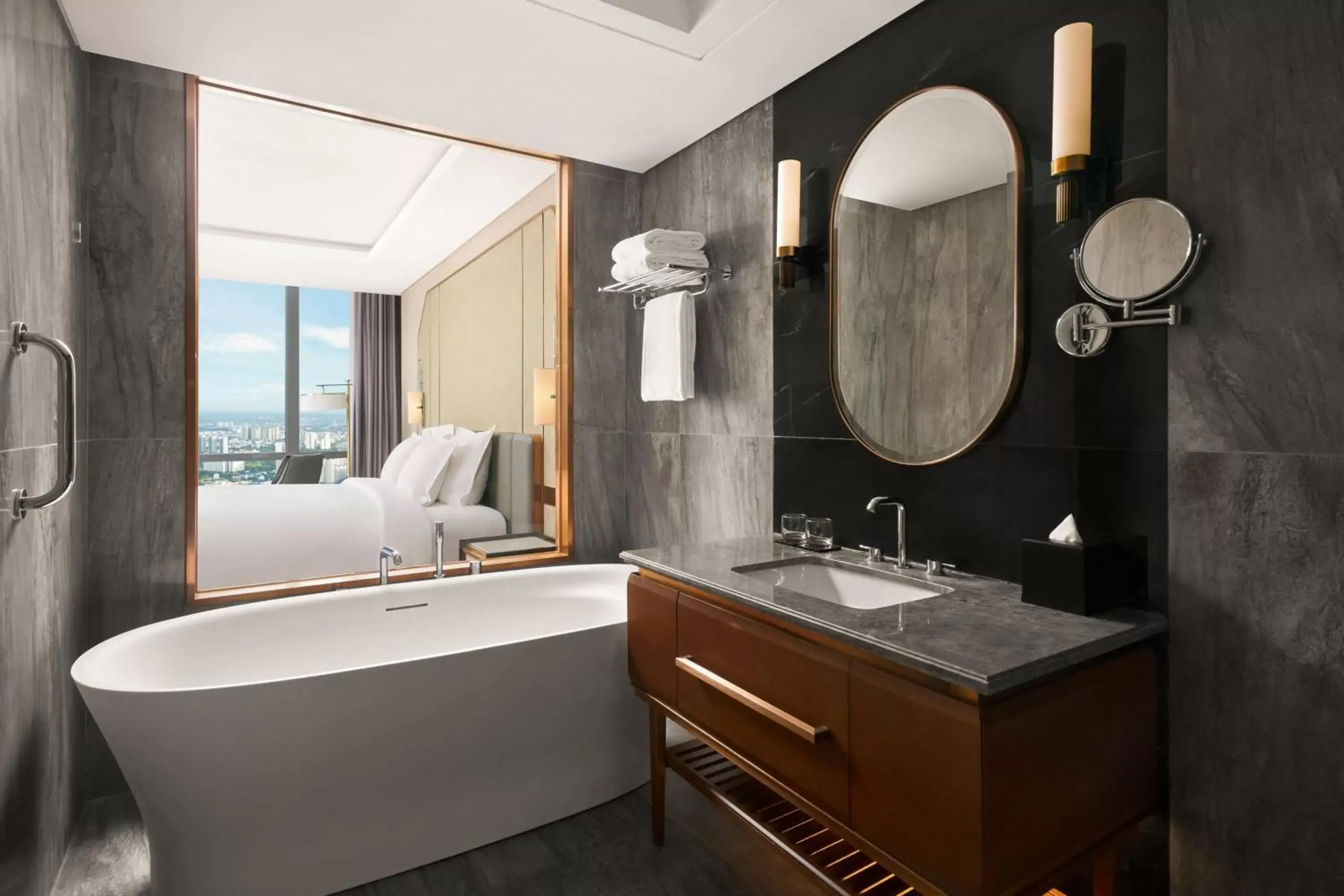 Bathroom in Vinpearl Landmark 81, Autograph Collection