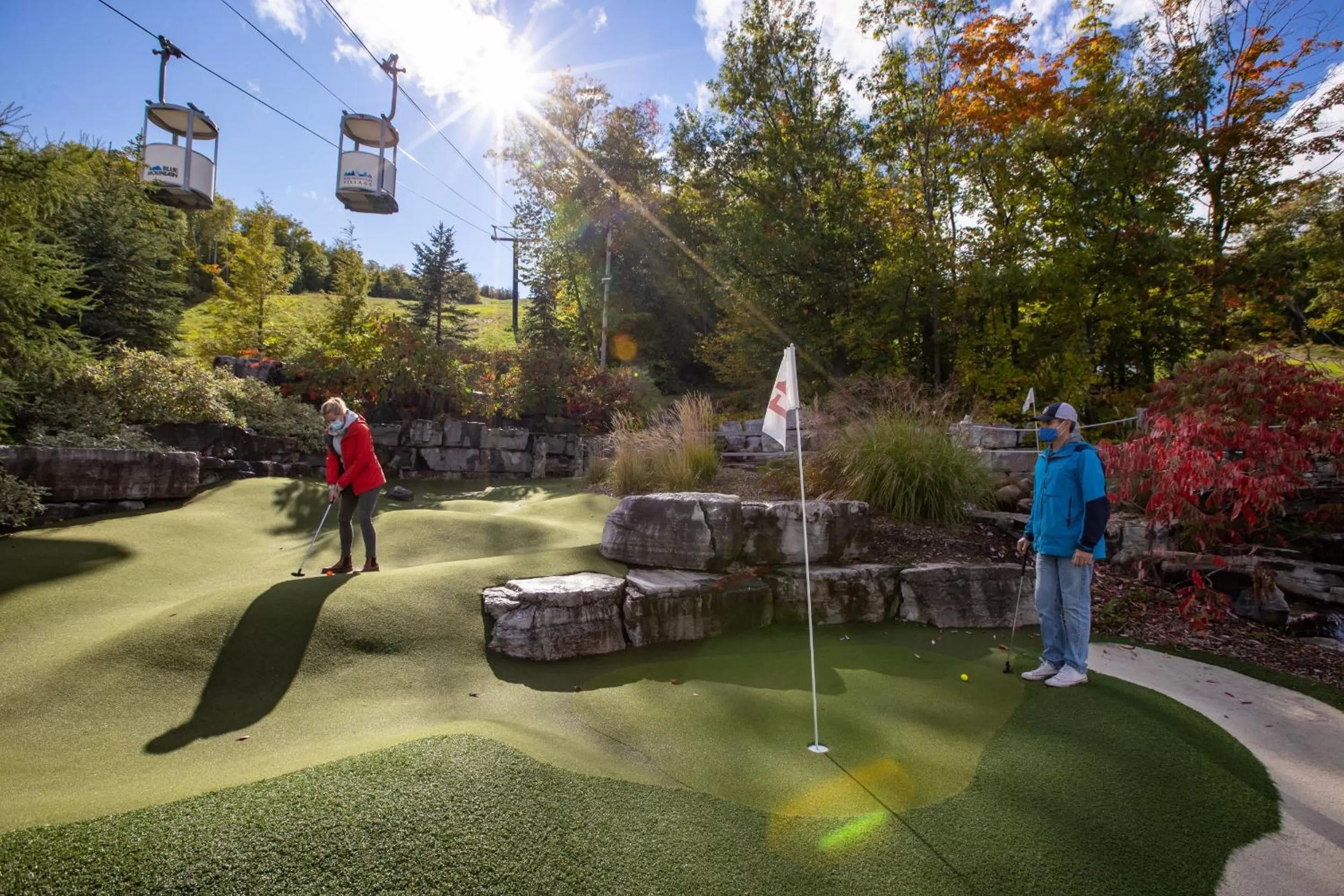 Minigolf in Blue Mountain Resort Home Collection