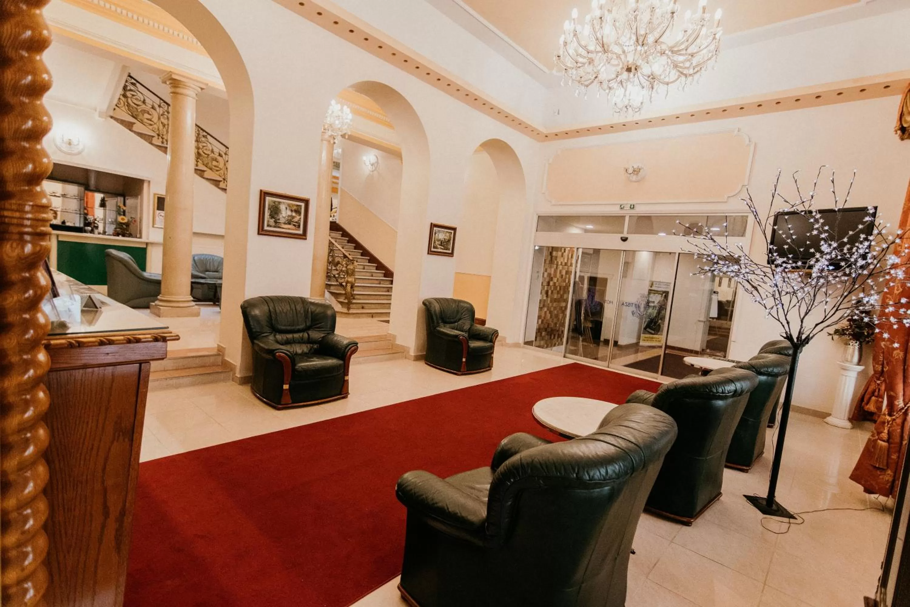 Lobby or reception in Tisza Hotel