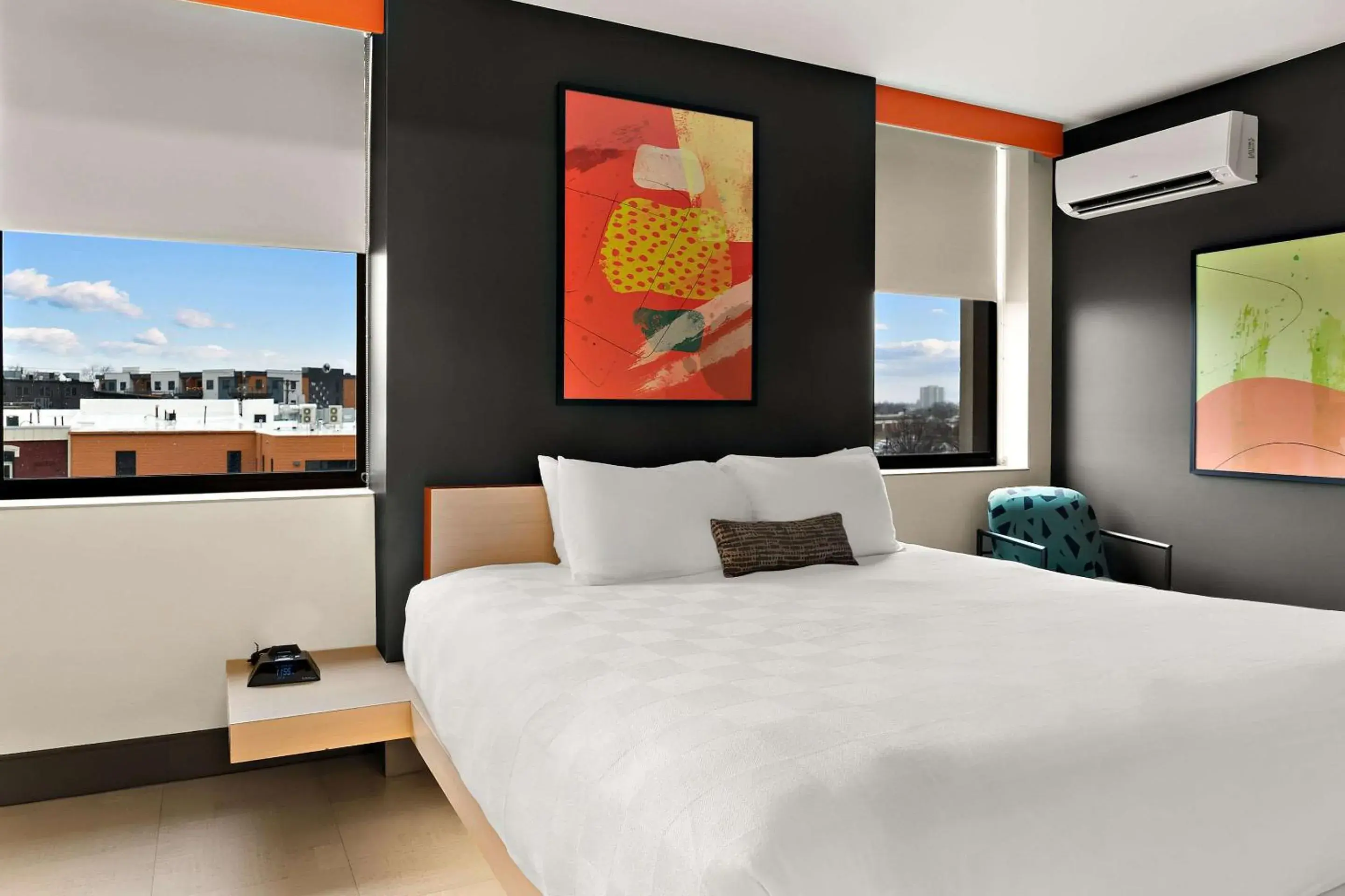 Bedroom, Bed in CityFlatsHotel - Port Huron, Ascend Hotel Collection