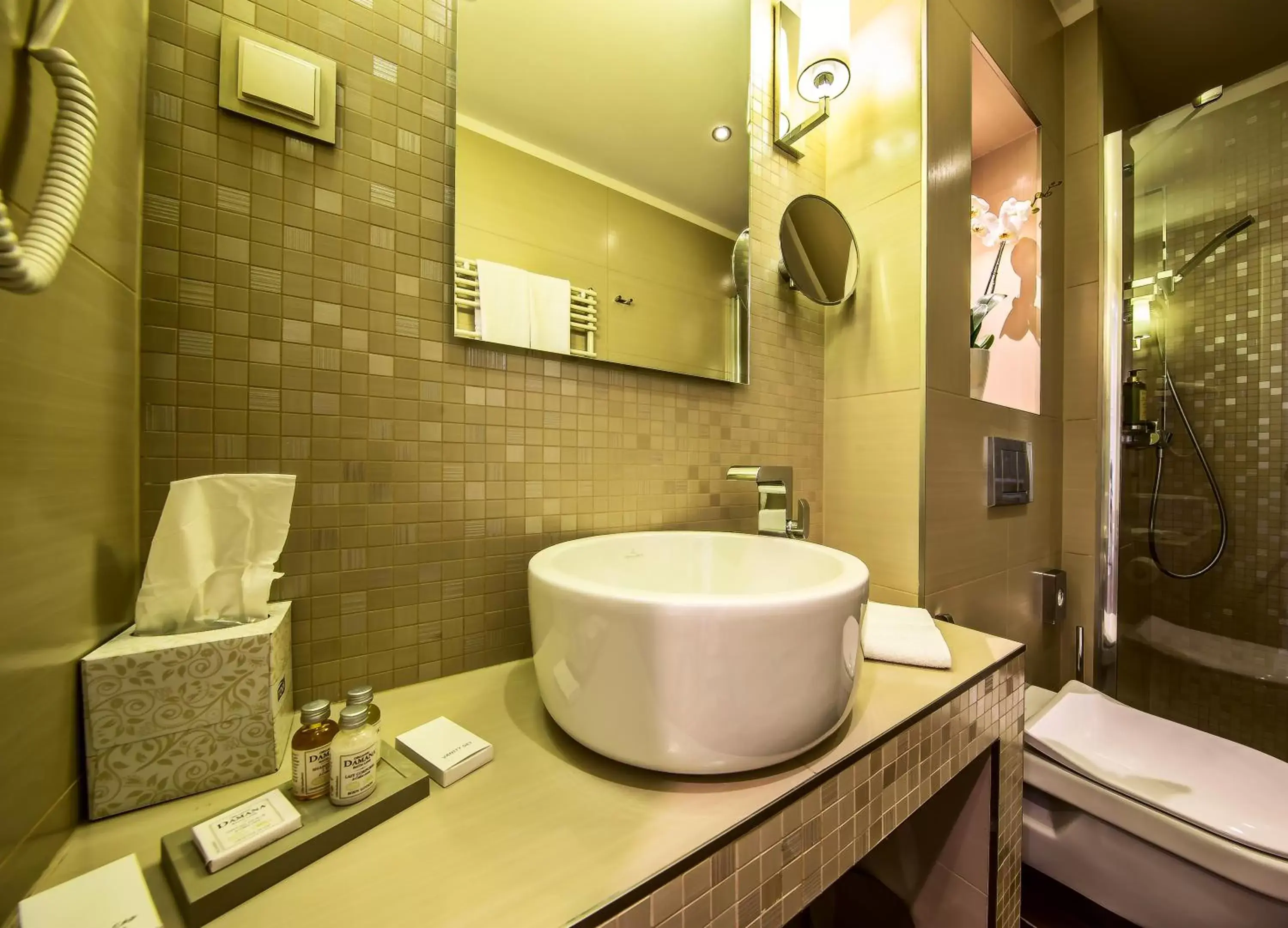 Bathroom in Prestige Hotel Budapest