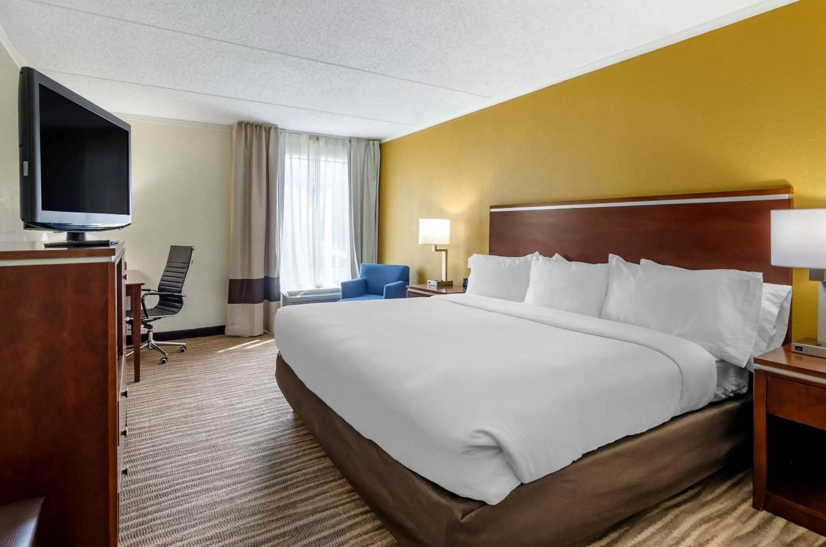 Photo of the whole room, Bed in Comfort Inn Roanoke Civic Center