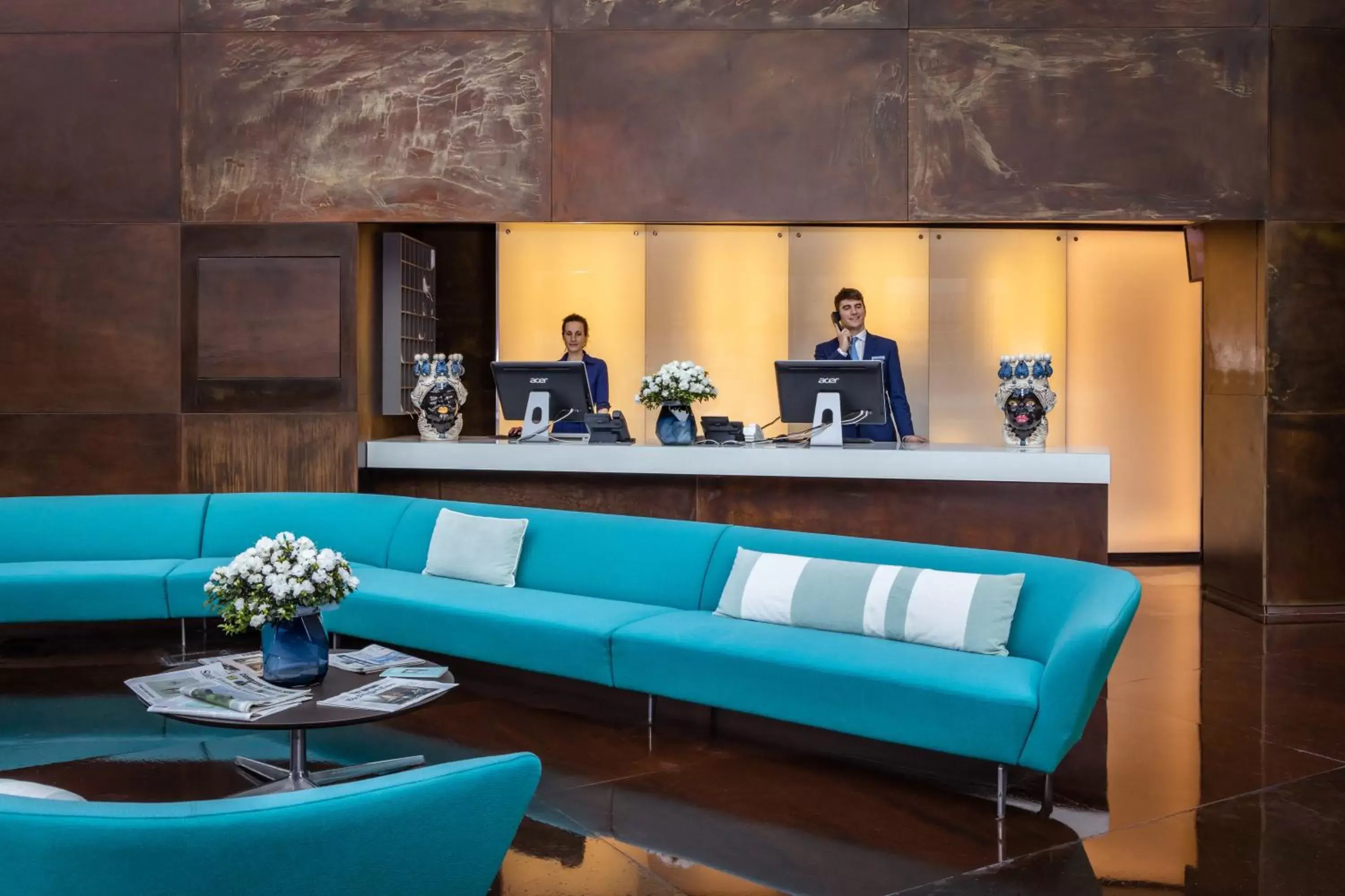 Lobby or reception in Lido Palace - The Leading Hotels of the World Lobby or reception in Lido Palace - The Leading Hotels of the World