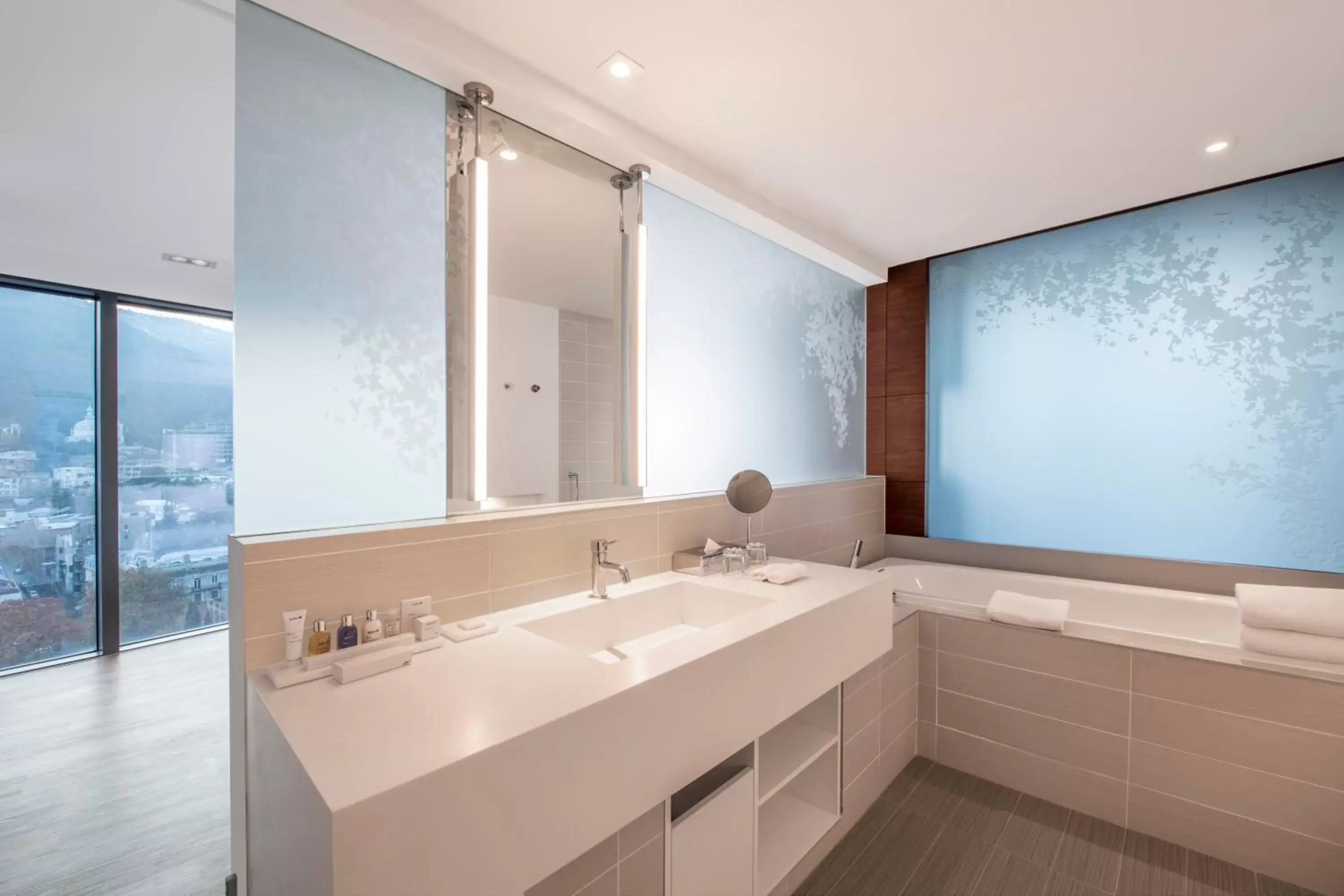 Bathroom in Radisson Blu Iveria Hotel
