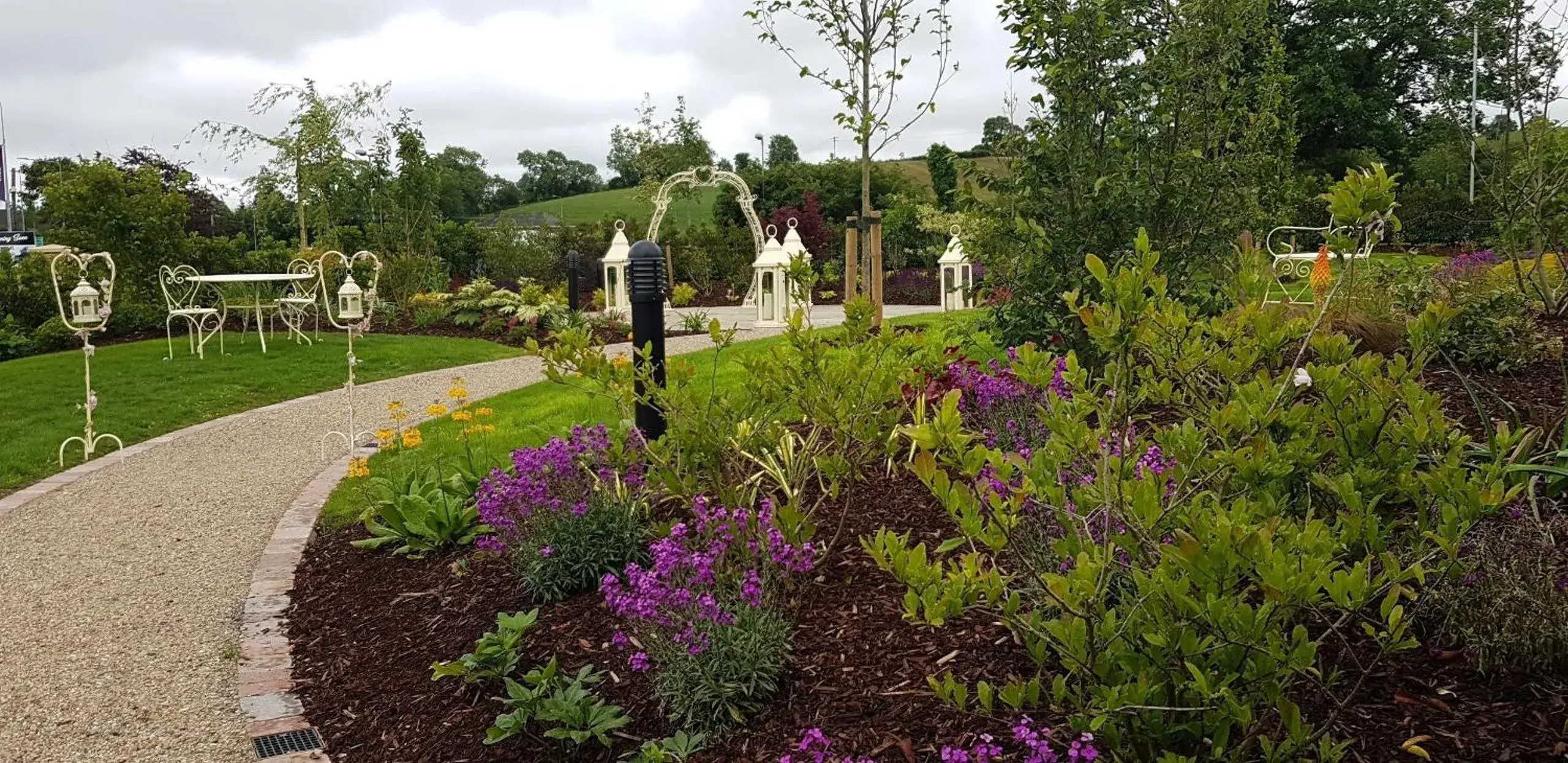 Garden in Cavan Crystal Hotel