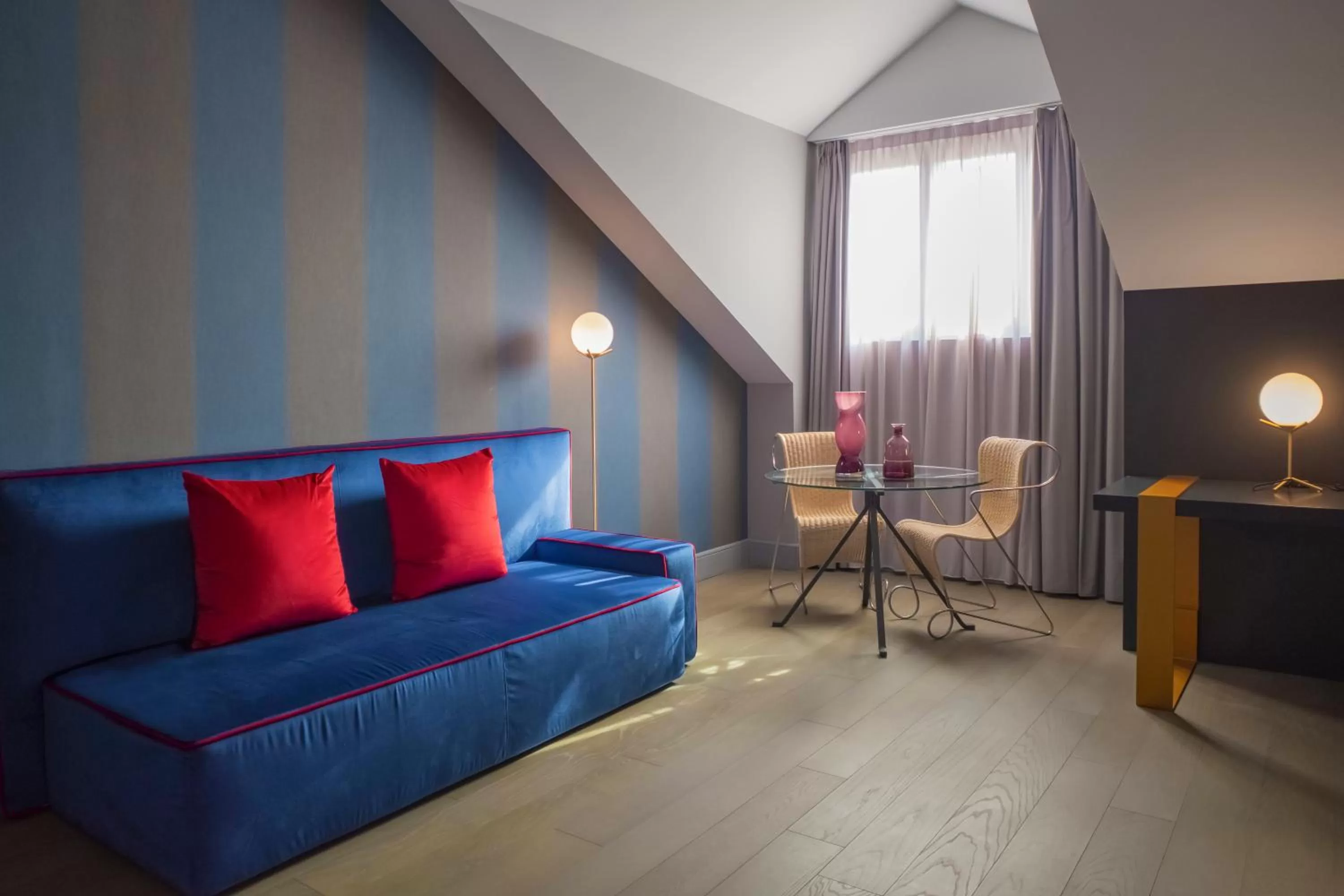 Living room in Palazzo Cornalia