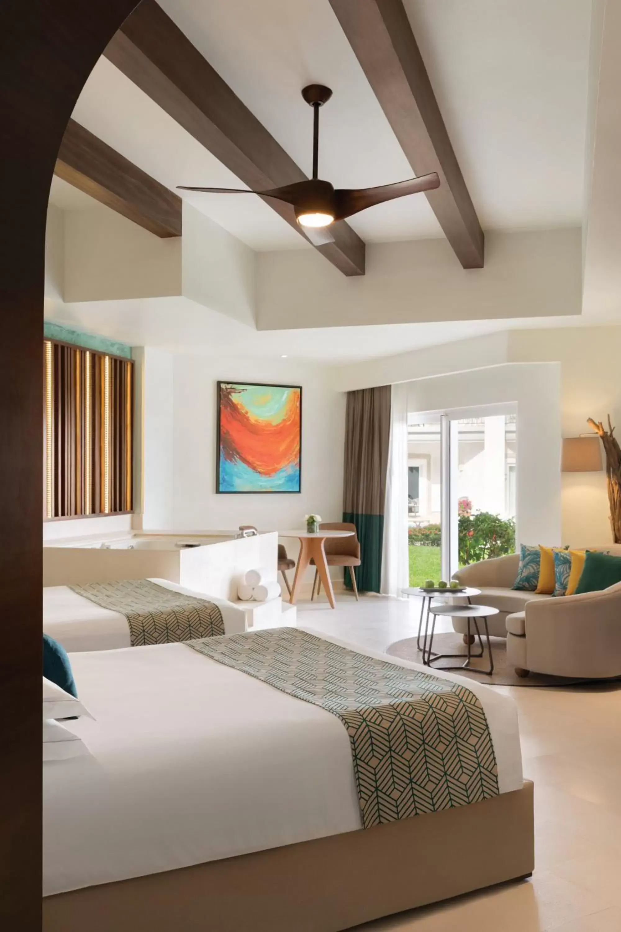 Bedroom in Hilton Playa del Carmen, an All-Inclusive Adult Only Resort