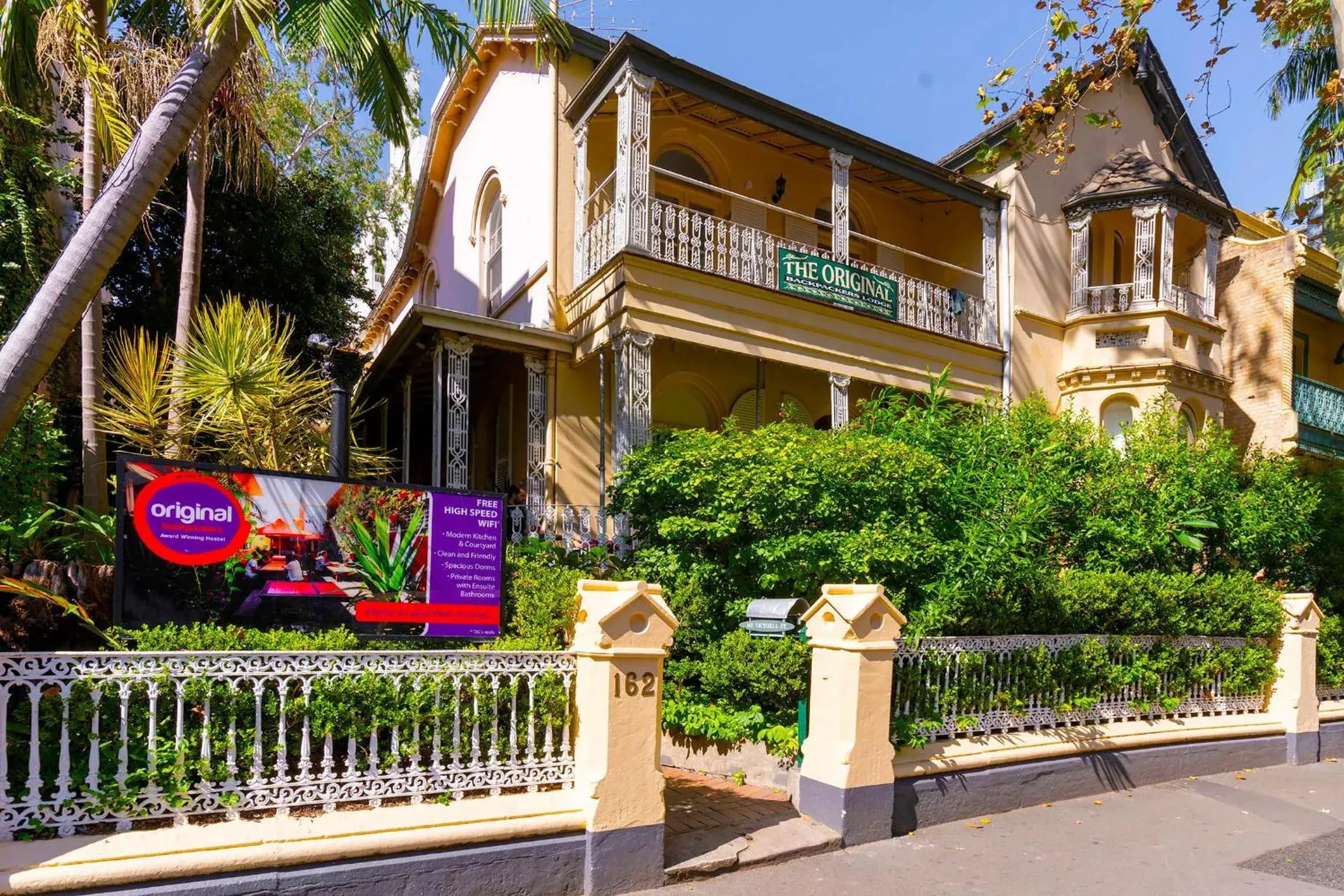 Facade/entrance in Original Backpackers Facade/entrance in Original Backpackers