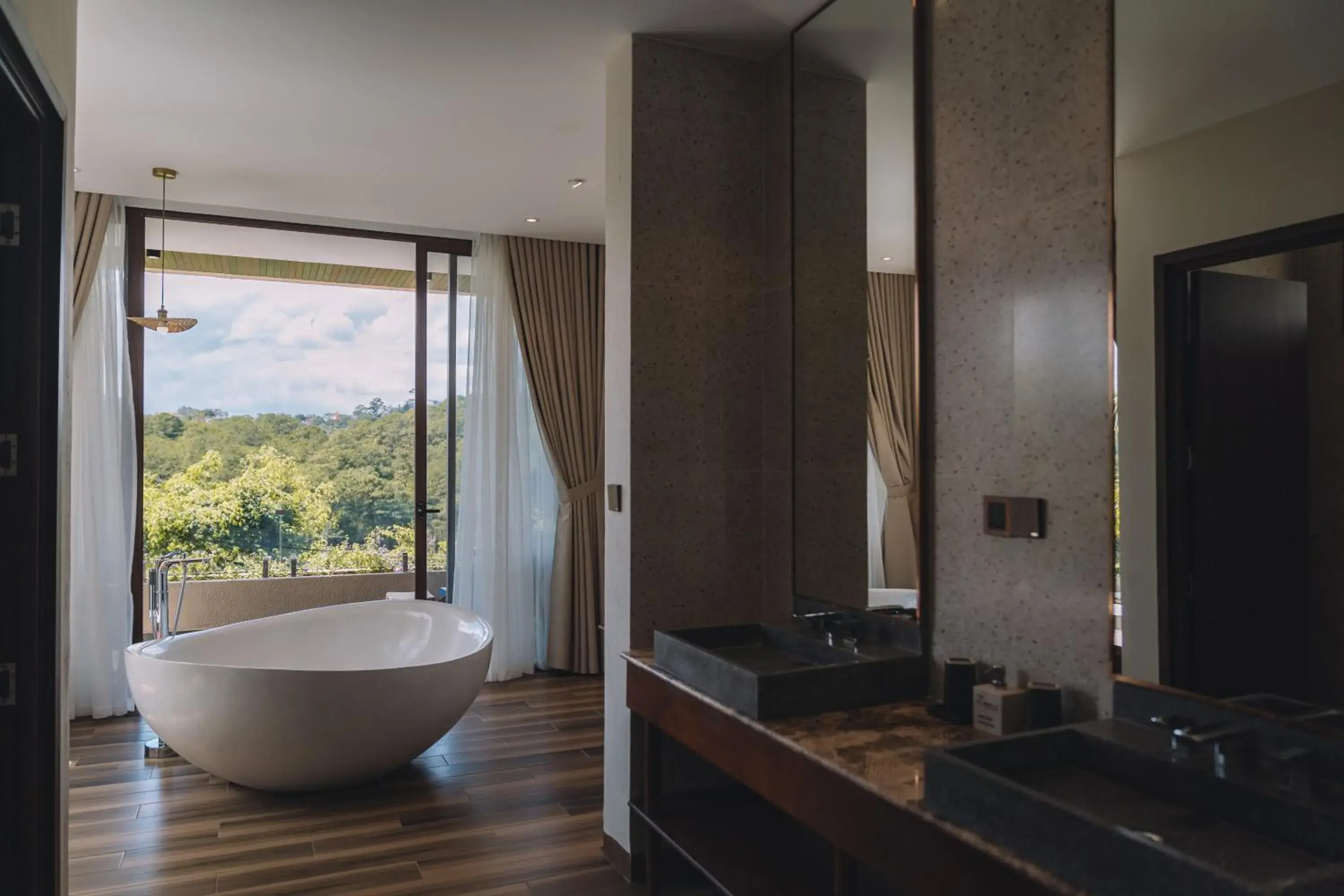Bathroom in Zen Valley Dalat Resort