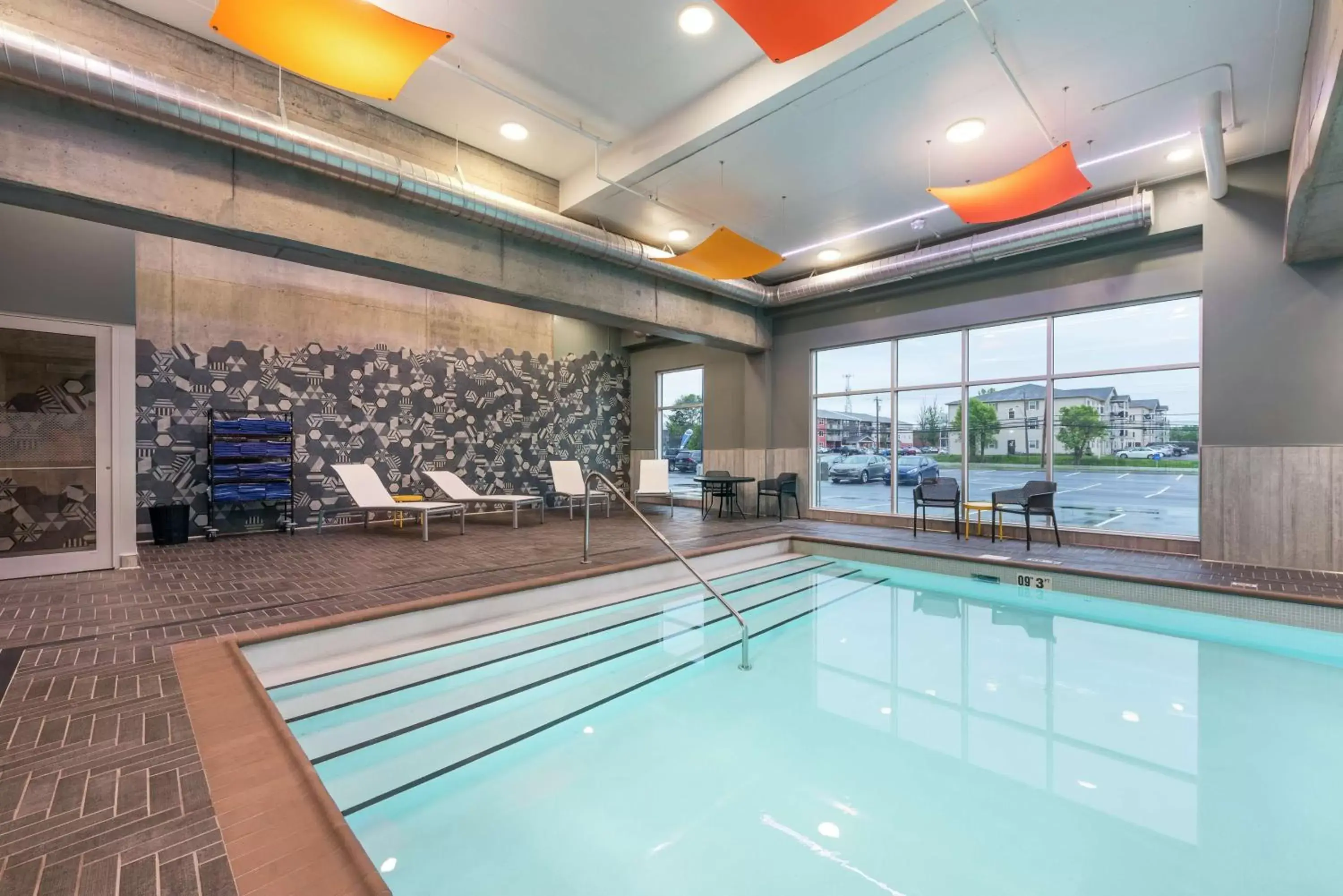 Pool view in Hampton Inn & Suites Charlottetown Pool view in Hampton Inn & Suites Charlottetown