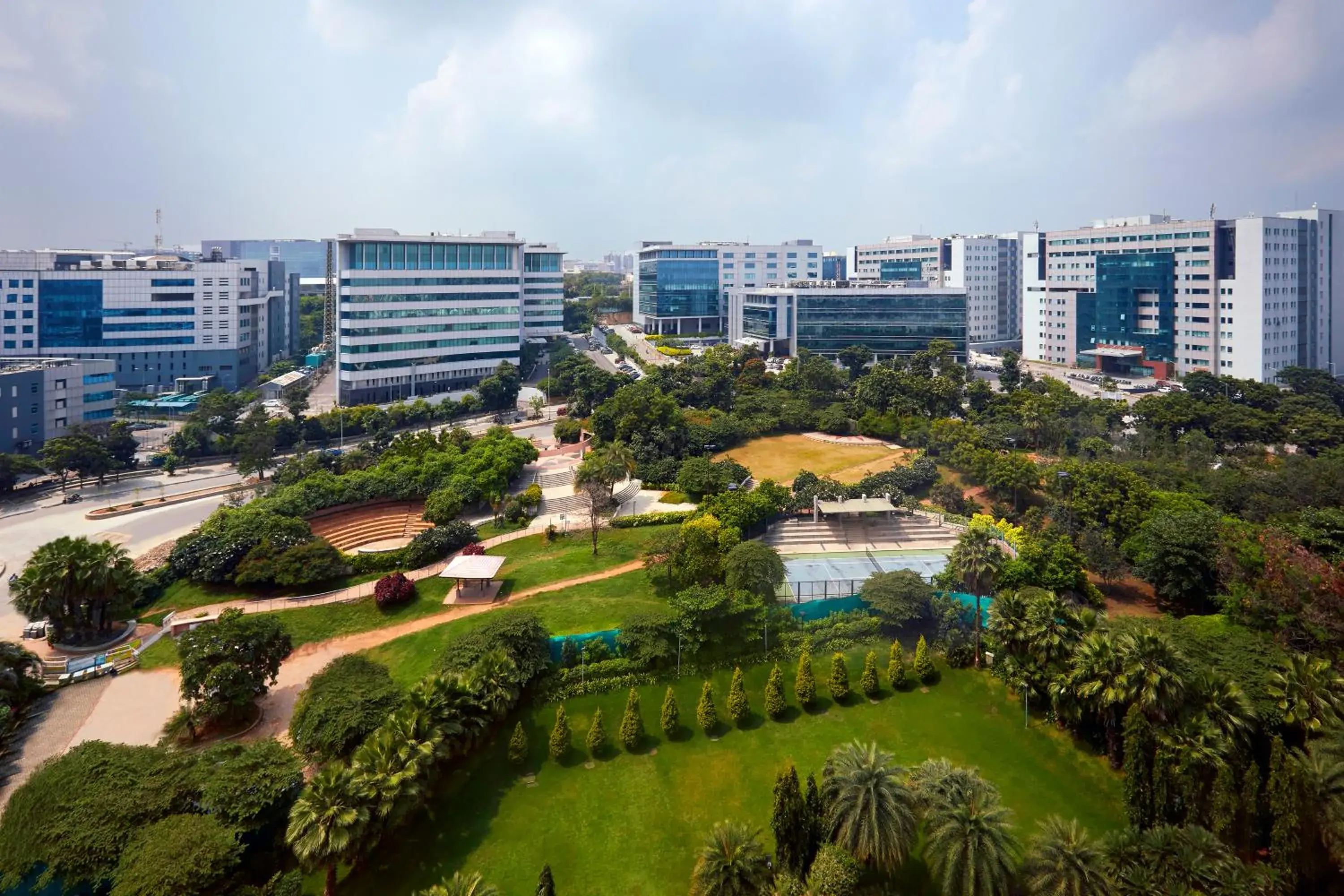 City view, Bird's-eye View in The Westin Hyderabad Mindspace