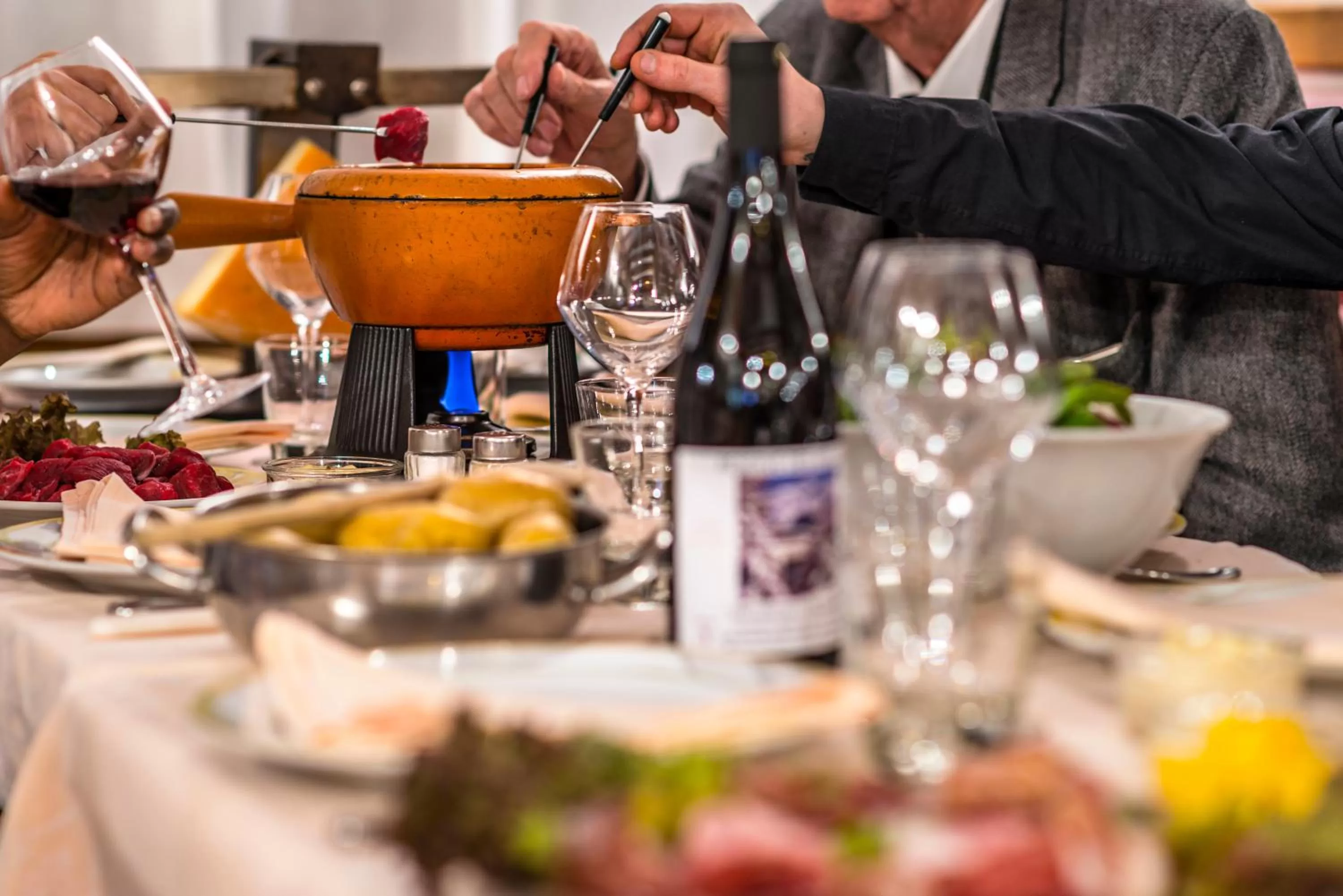 Lunch in Hotel Les Arolles