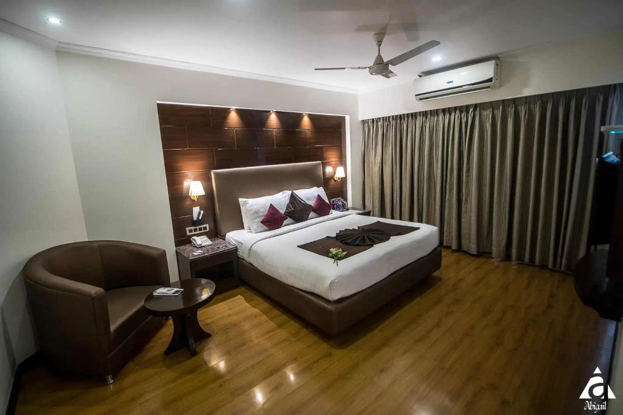 Bed in Hotel Abigail Goradia's Bed in Hotel Abigail Goradia's