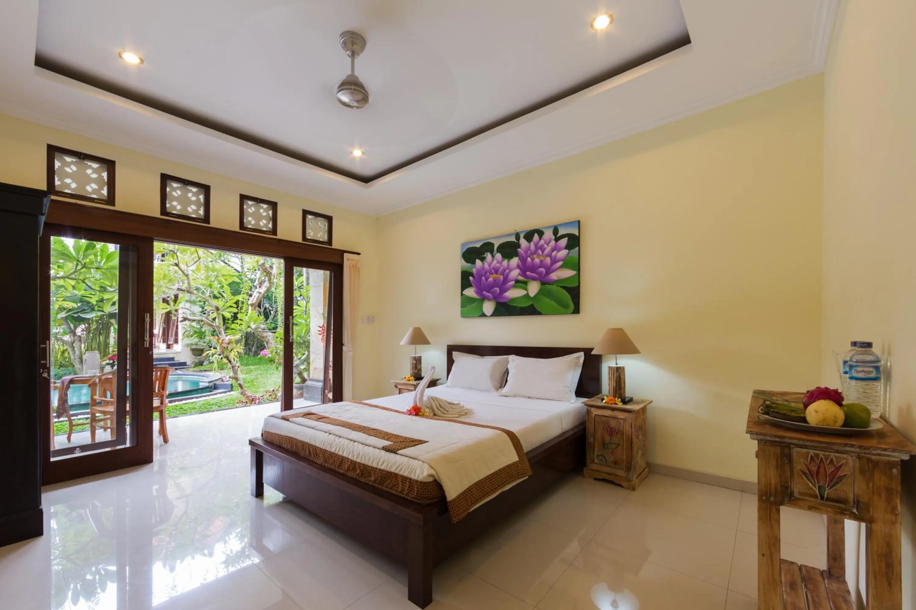 Bed in Padma Ubud Retreat