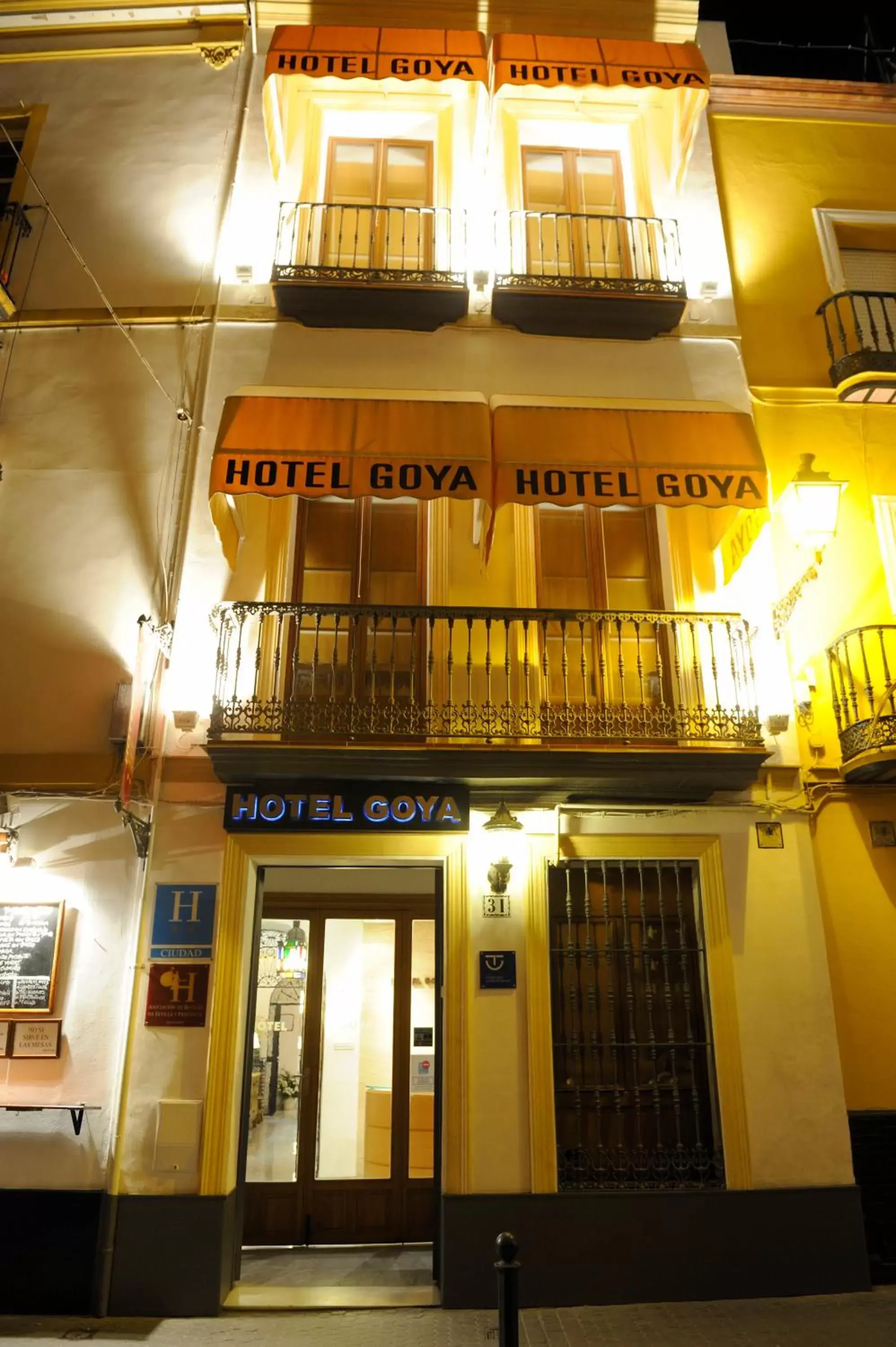 Facade/entrance, Property Building in Hotel Goya