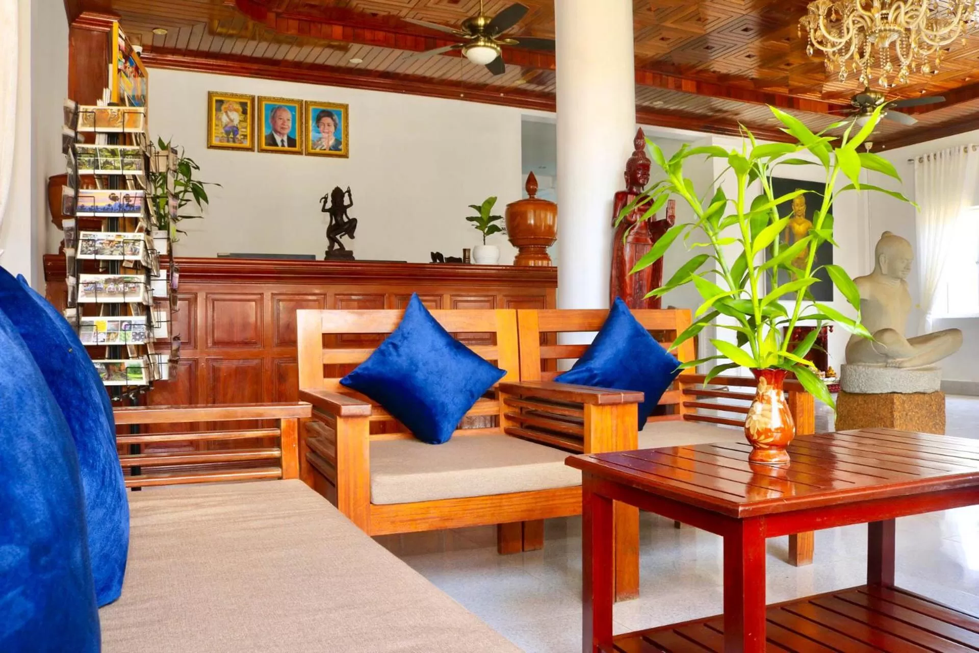 Seating area in The Blanc Residence