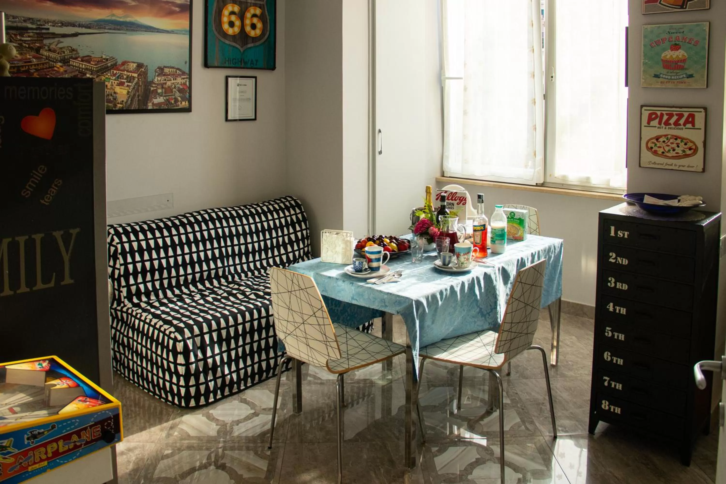 Seating area in Nido Dei Gabbiani