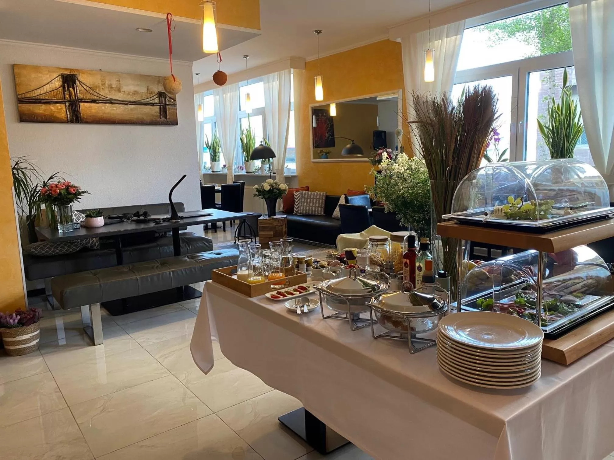 Restaurant/places to eat in Hotel am Hafen