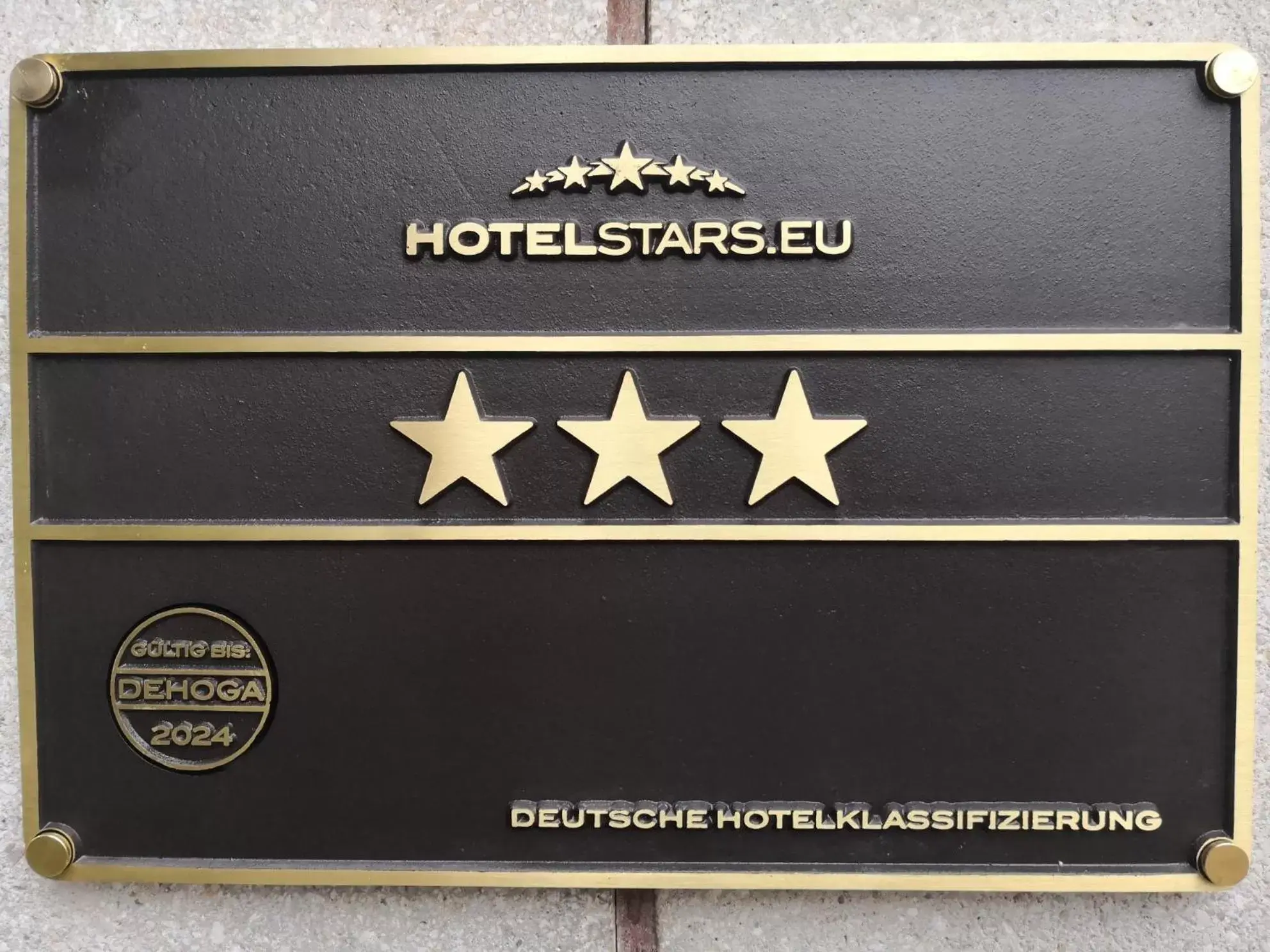 Certificate/Award in Hotel Haus vom Guten Hirten