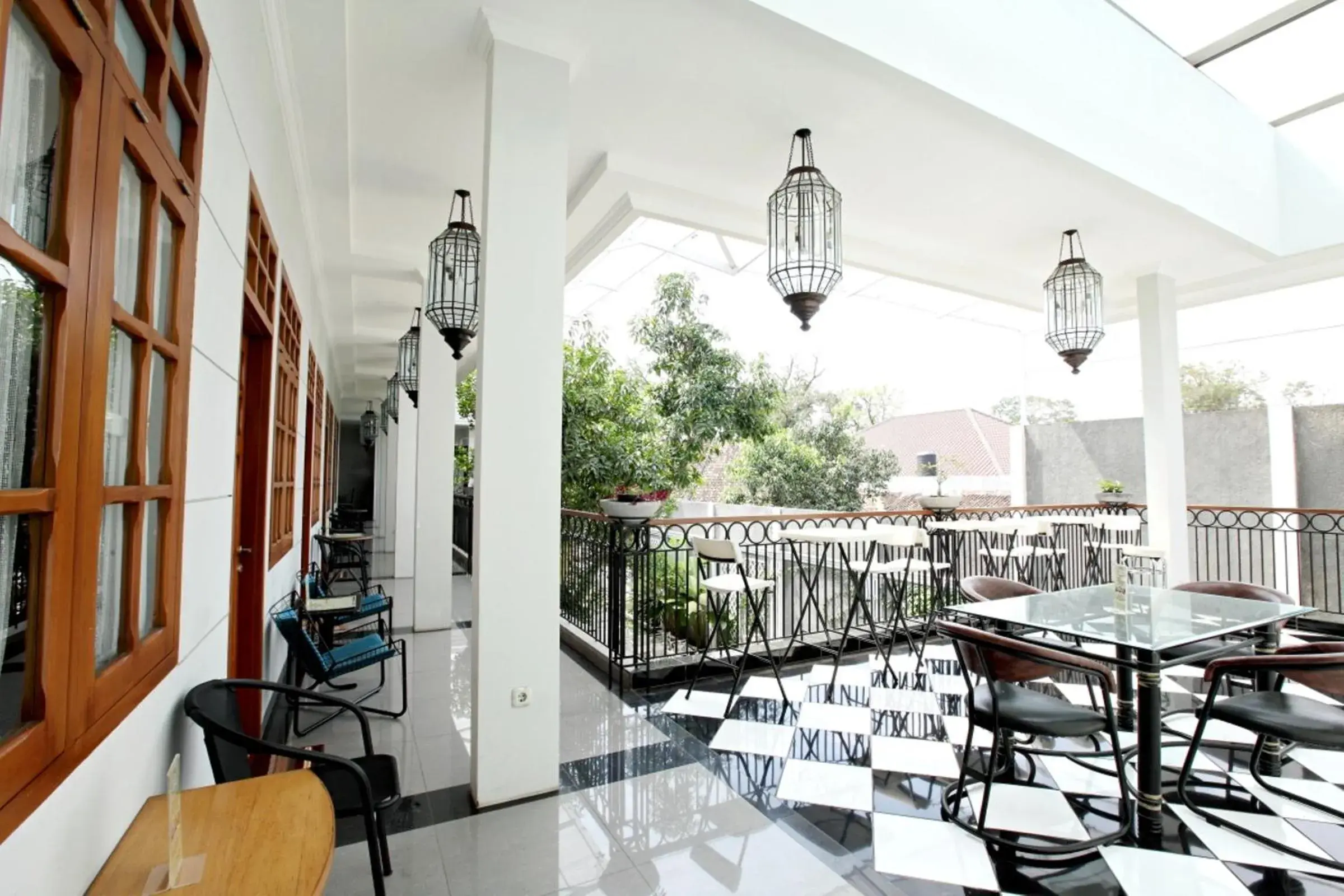 Balcony/Terrace in de' Halimun Guest House                                                                   