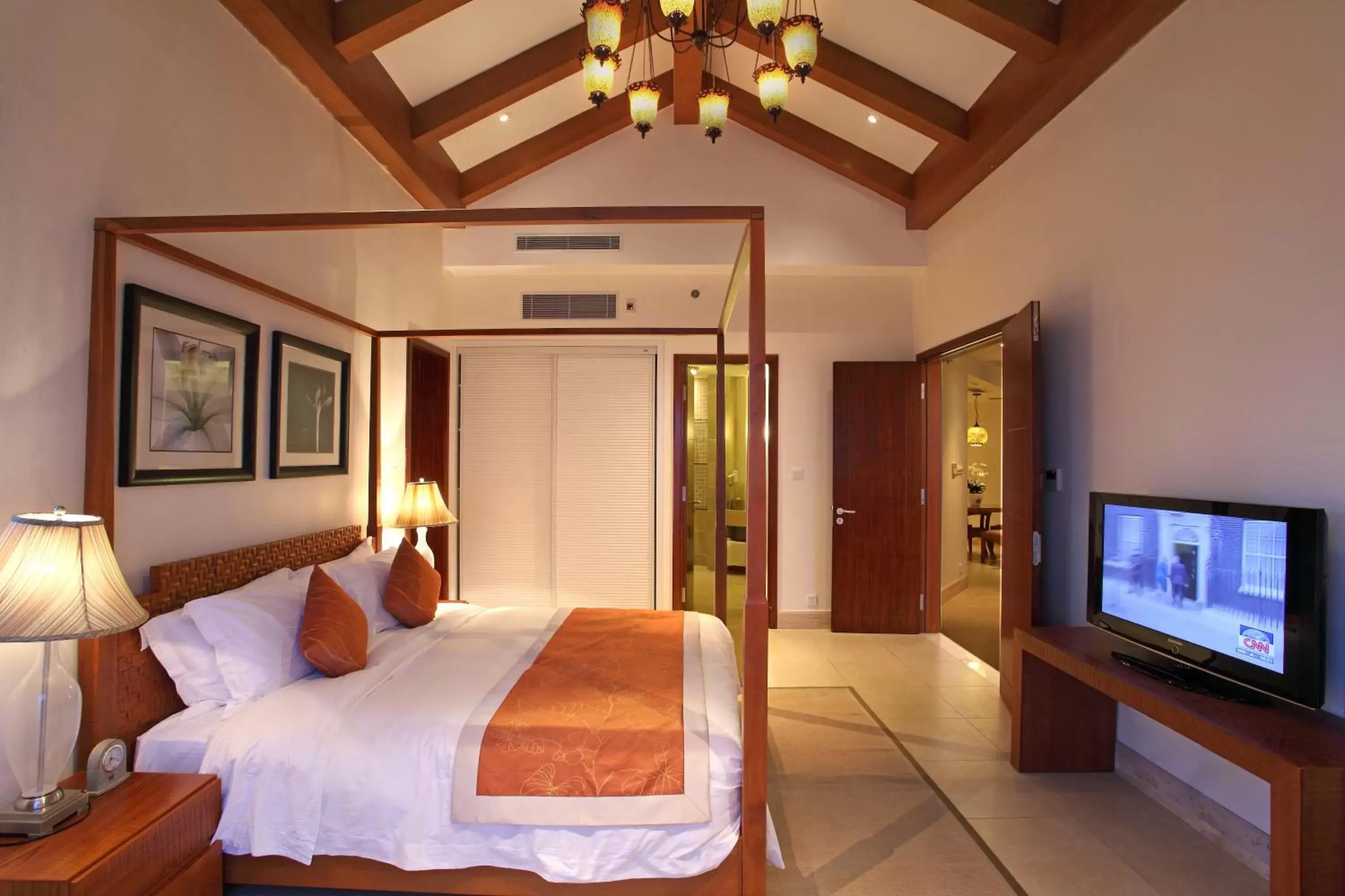 Bedroom, Bed in Aegean Suites Sanya Yalong Bay Resort
