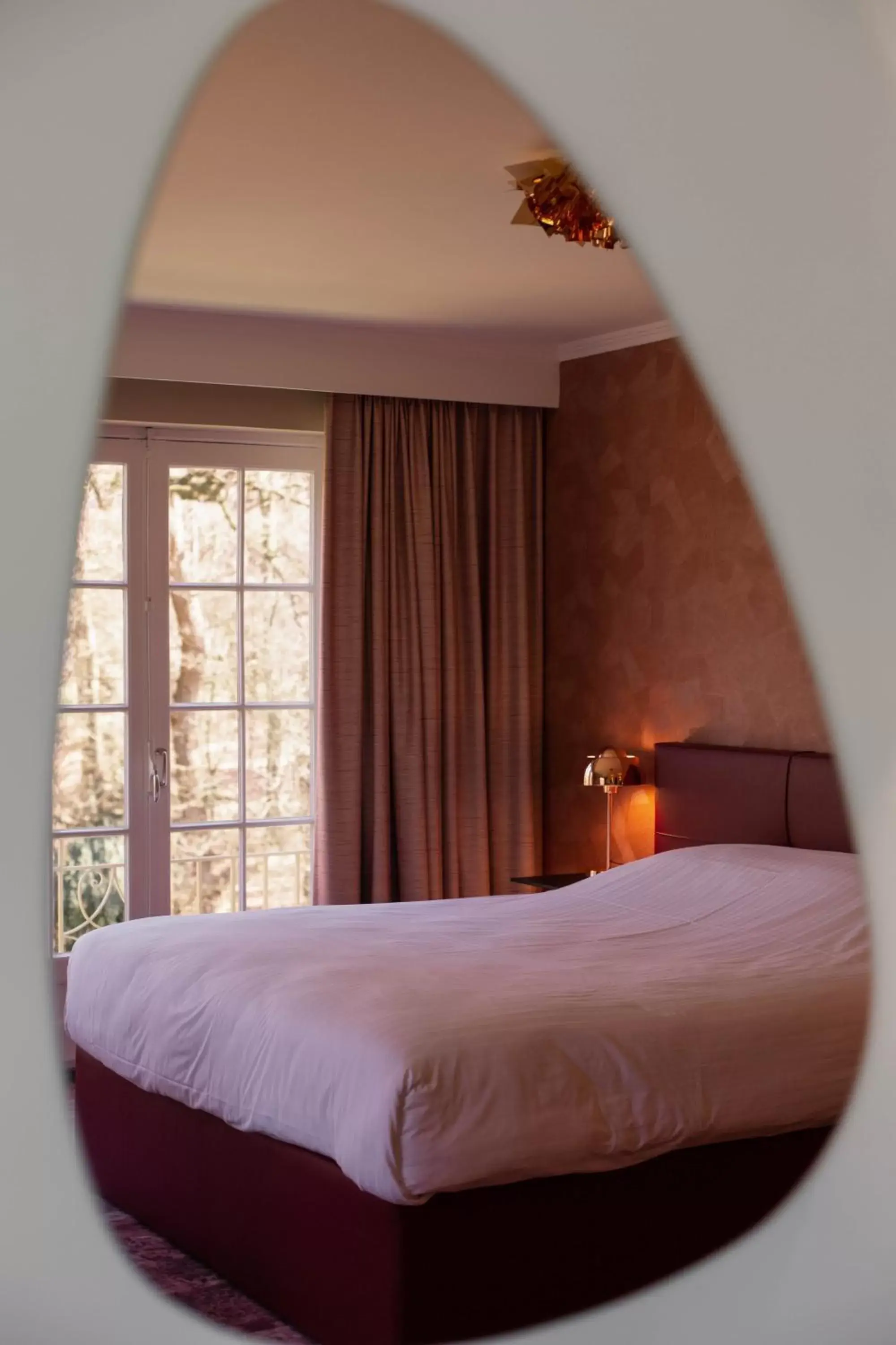 Bedroom, Bed in Landgoed Groot Warnsborn